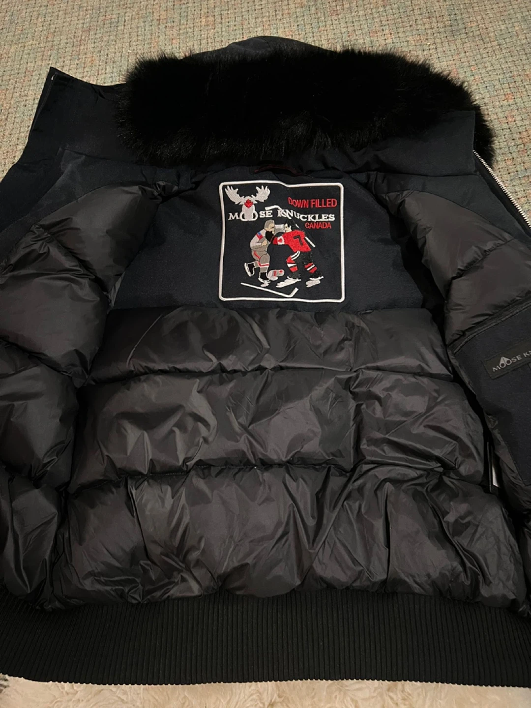 Moose Knuckles Bomber Jacket - Size M/M - photo 5