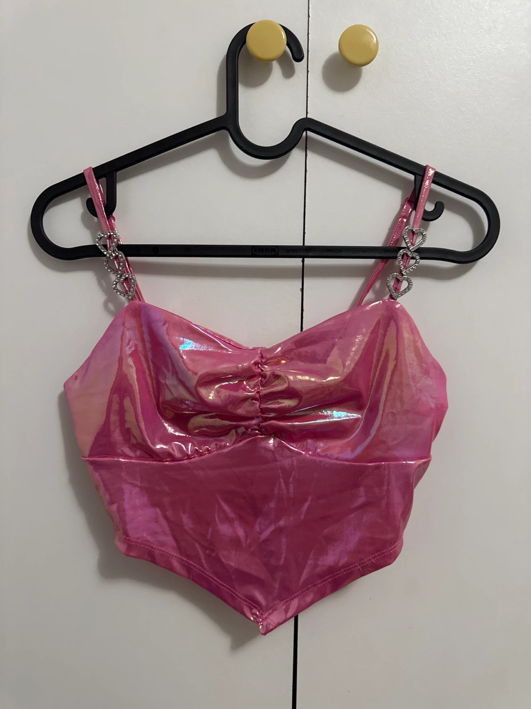 Shein Pink Holographic Ruched Mini Skirt - photo 2