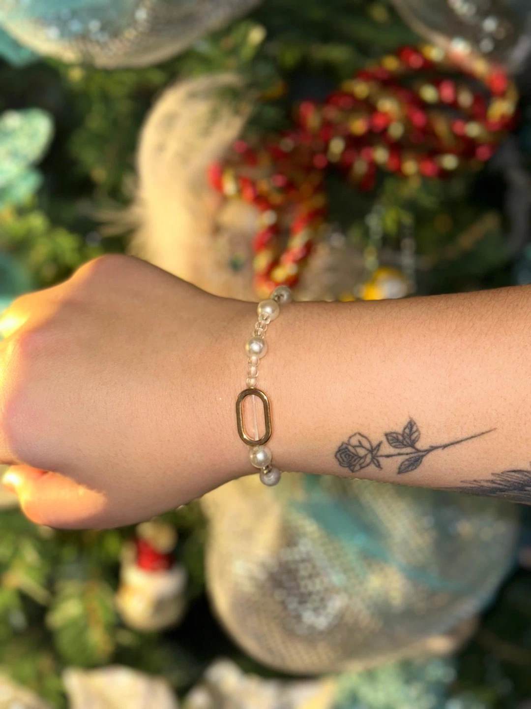 Pearl and Gold Bracelet