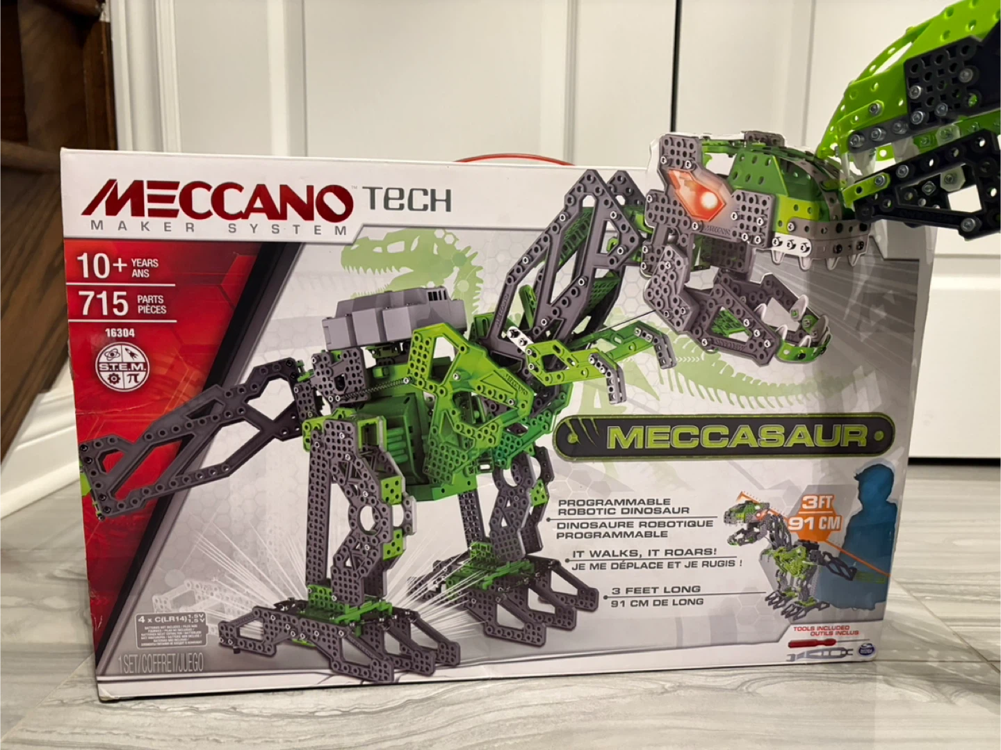 Meccano Tech Meccasaur Programmable Robotic Dinosaur
