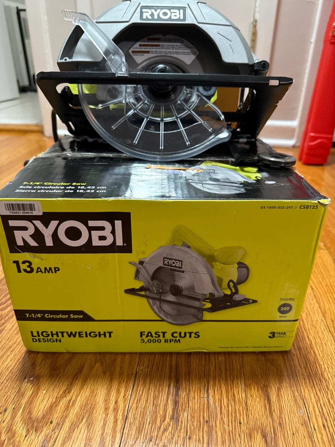 Ryobi 7-1/4" Circular Saw - Like New! - photo 5