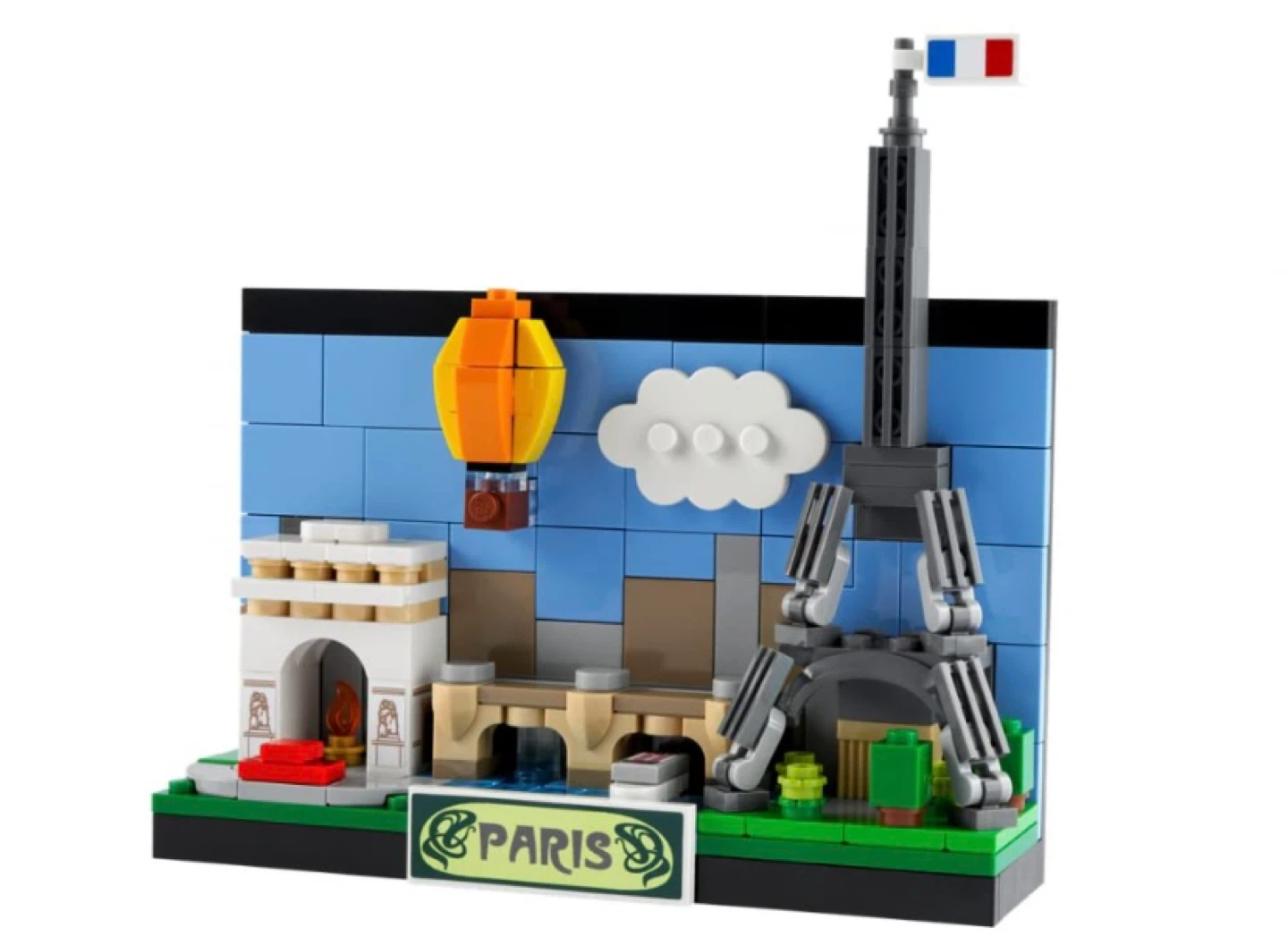 Lego Paris Postcard