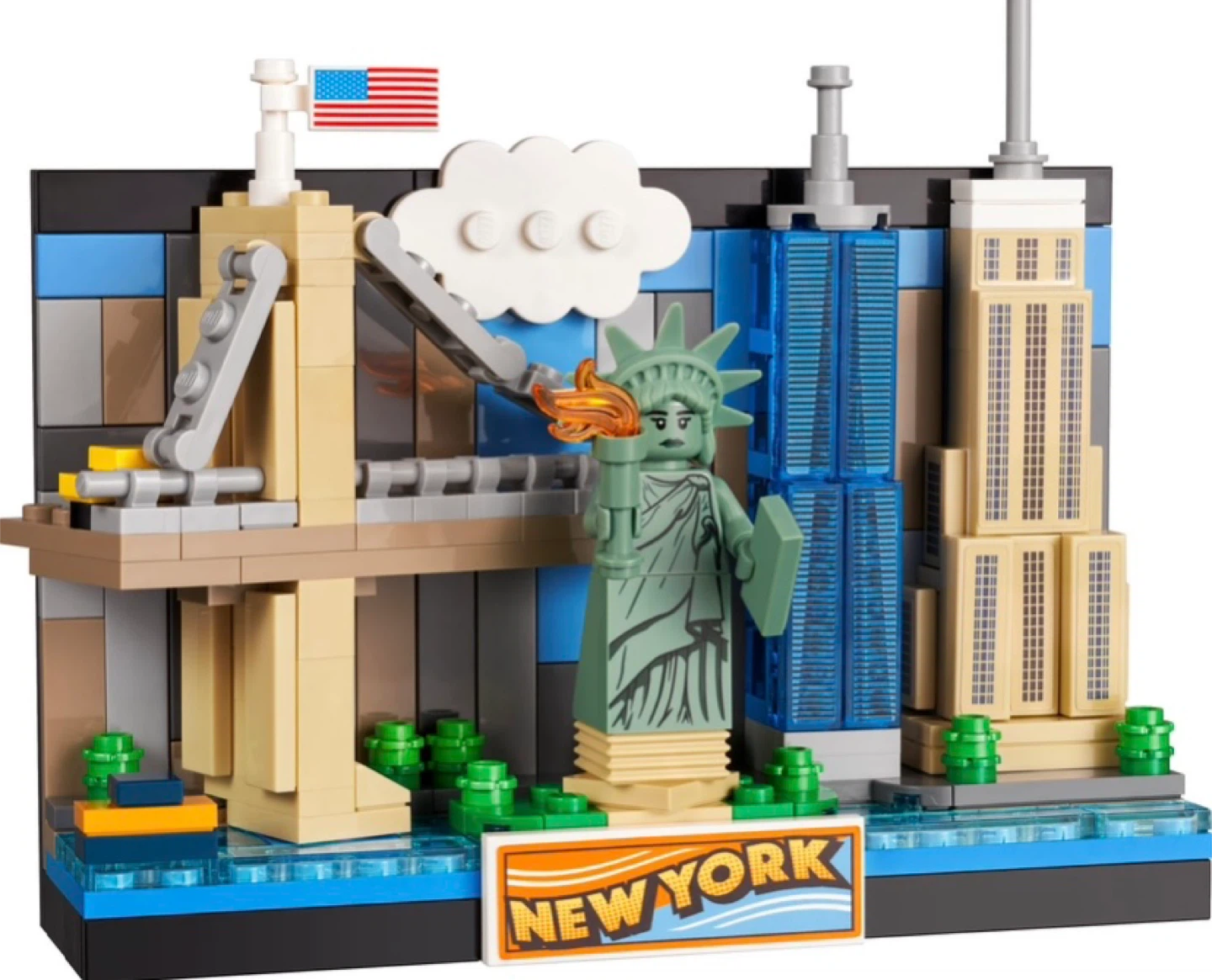 Lego New York Postcard