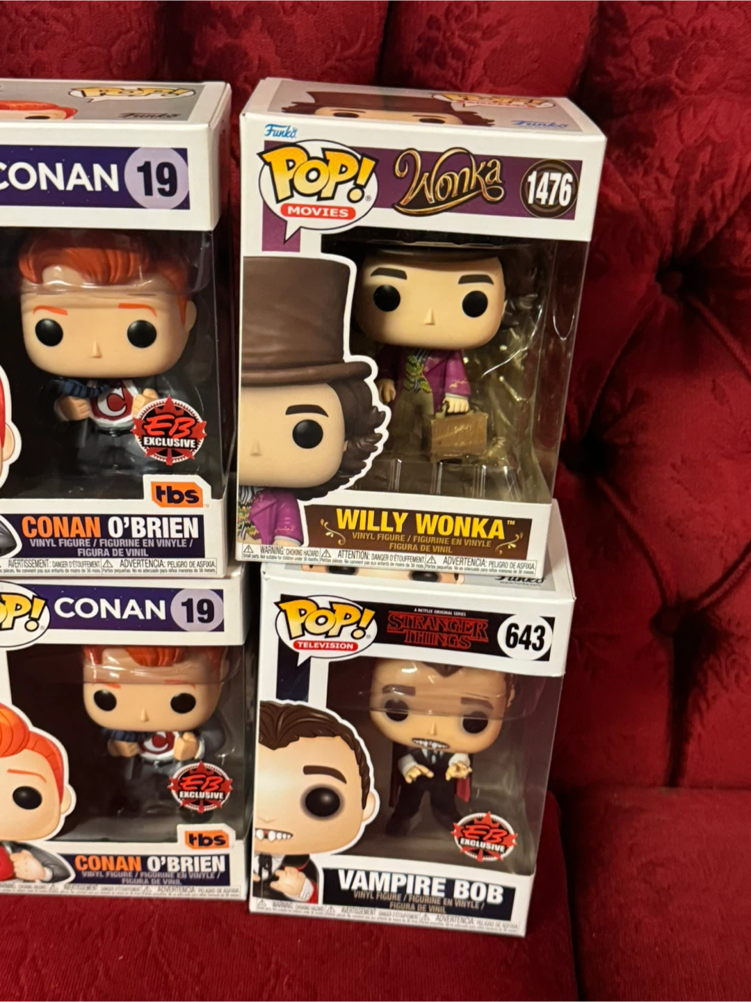 Funko Pop! Conan O'Brien, Willy Wonka, Vampire Bob - photo 2