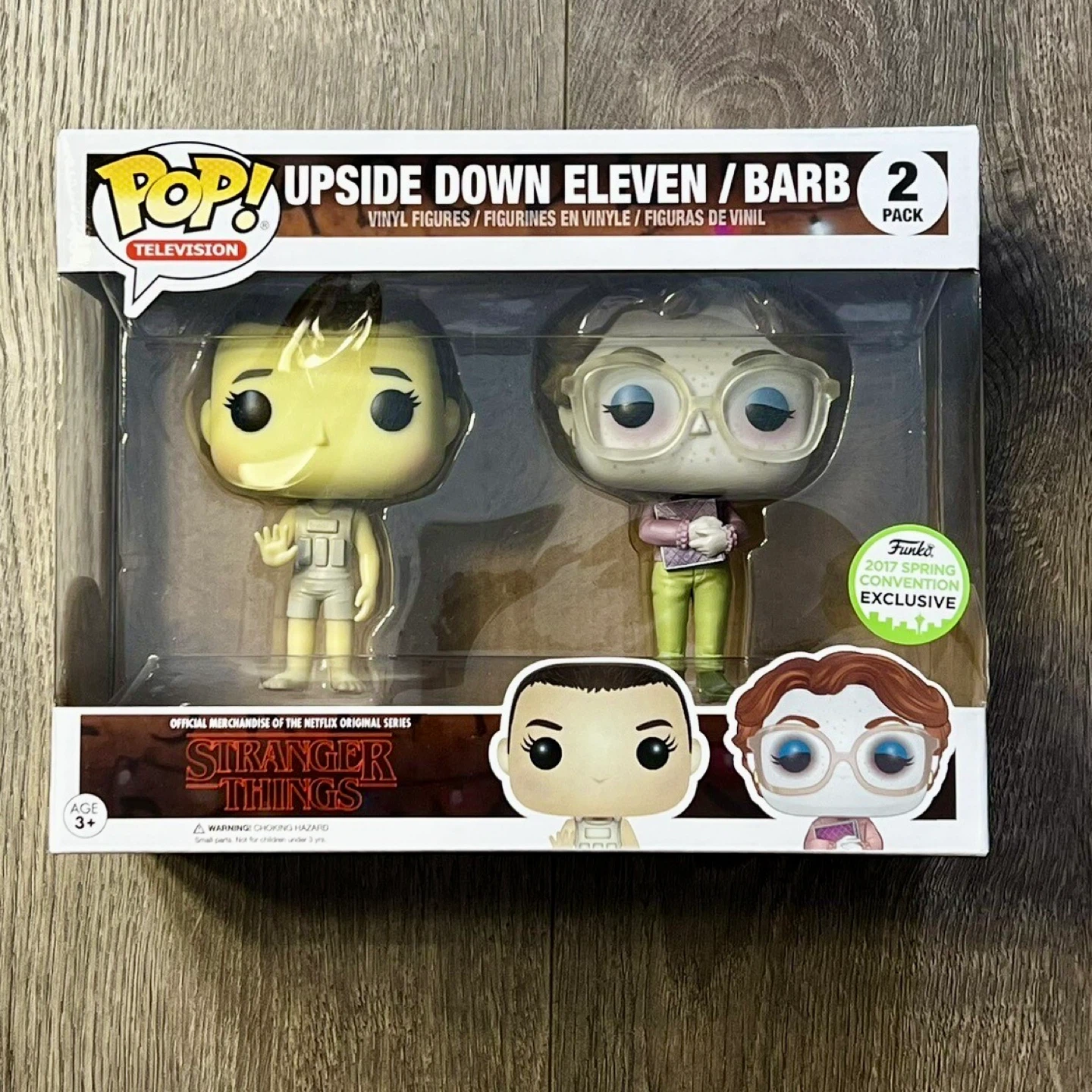 🧡 Funko Pop! Stranger Things Upside Down Eleven/Barb 2-Pack