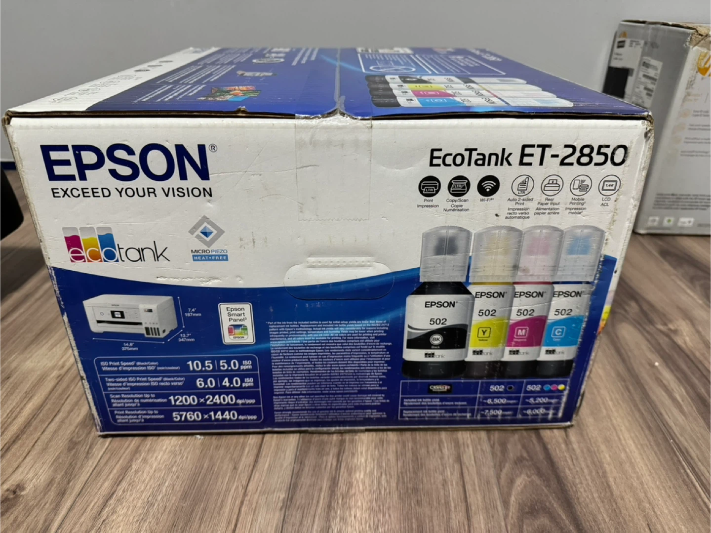 Epson EcoTank ET-2850 Printer - Like New! - photo 3