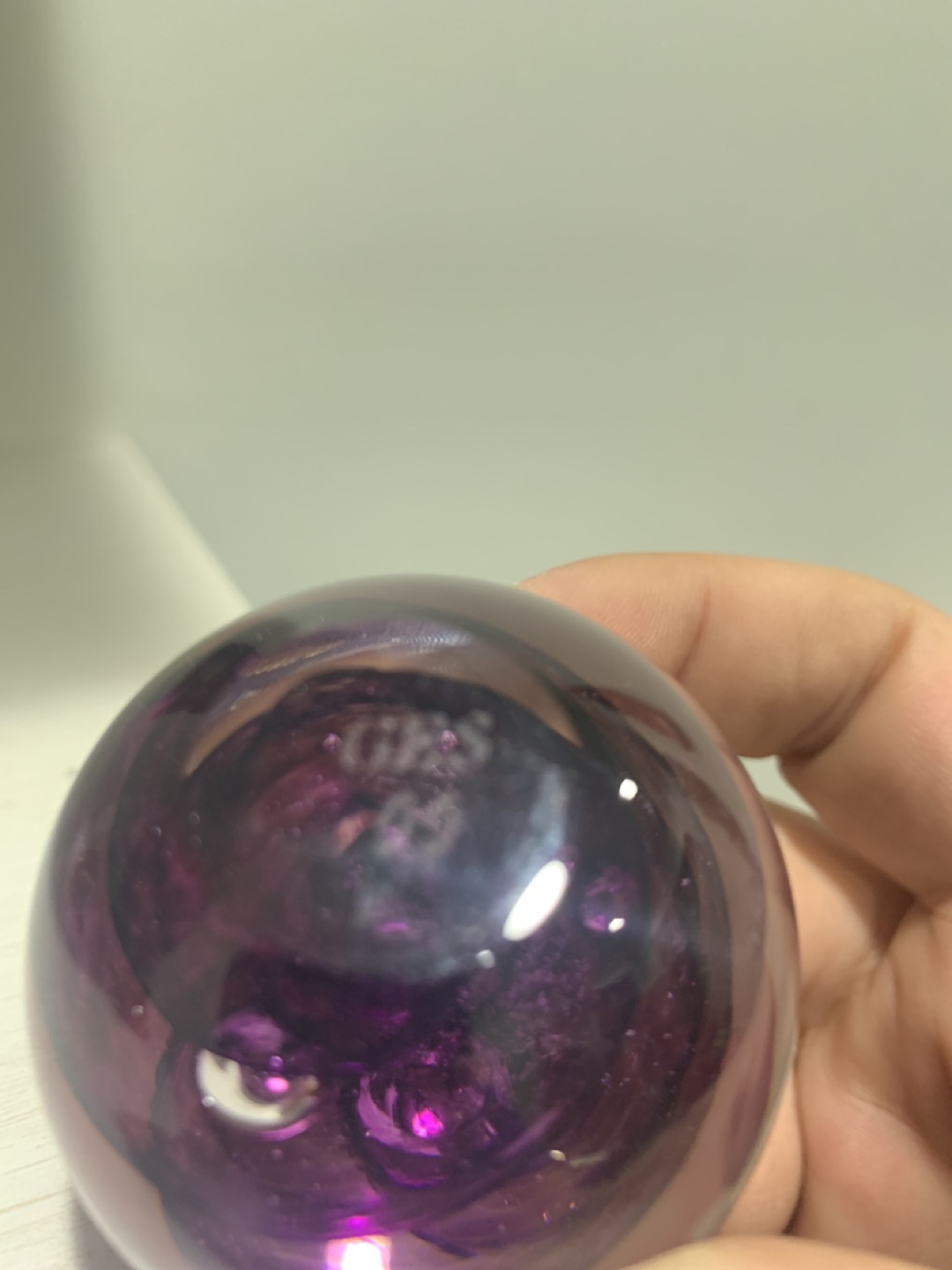 Purple Glass Paperweight - photo 2