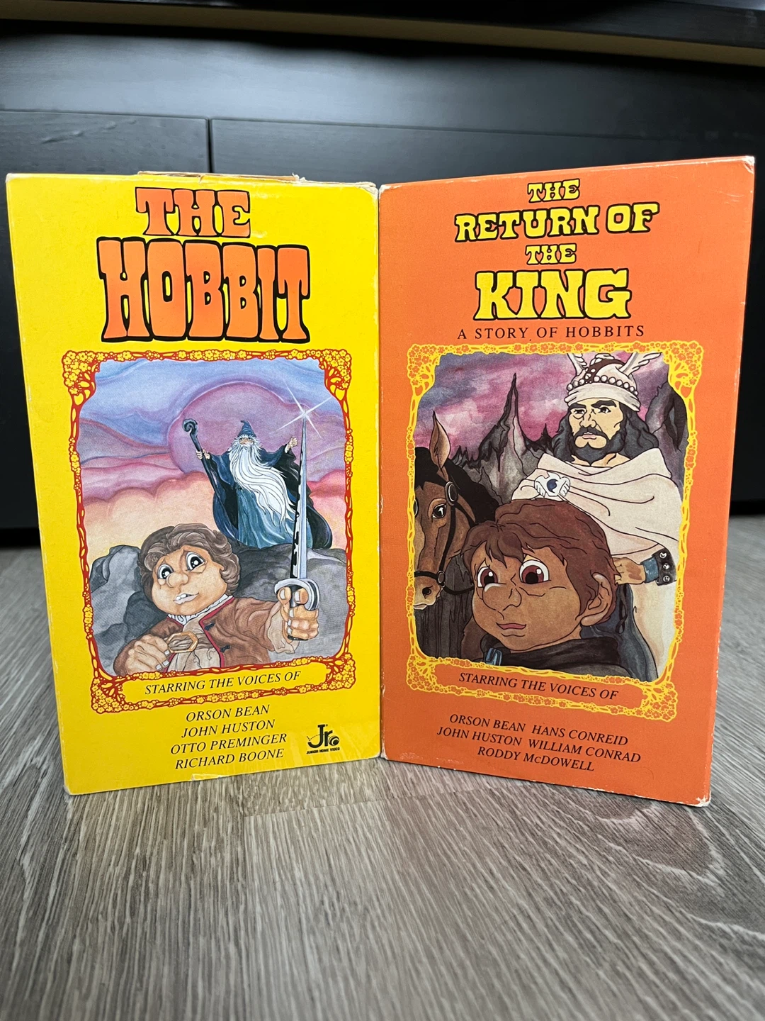 The Hobbit & Return of the King Vintage VHS Set