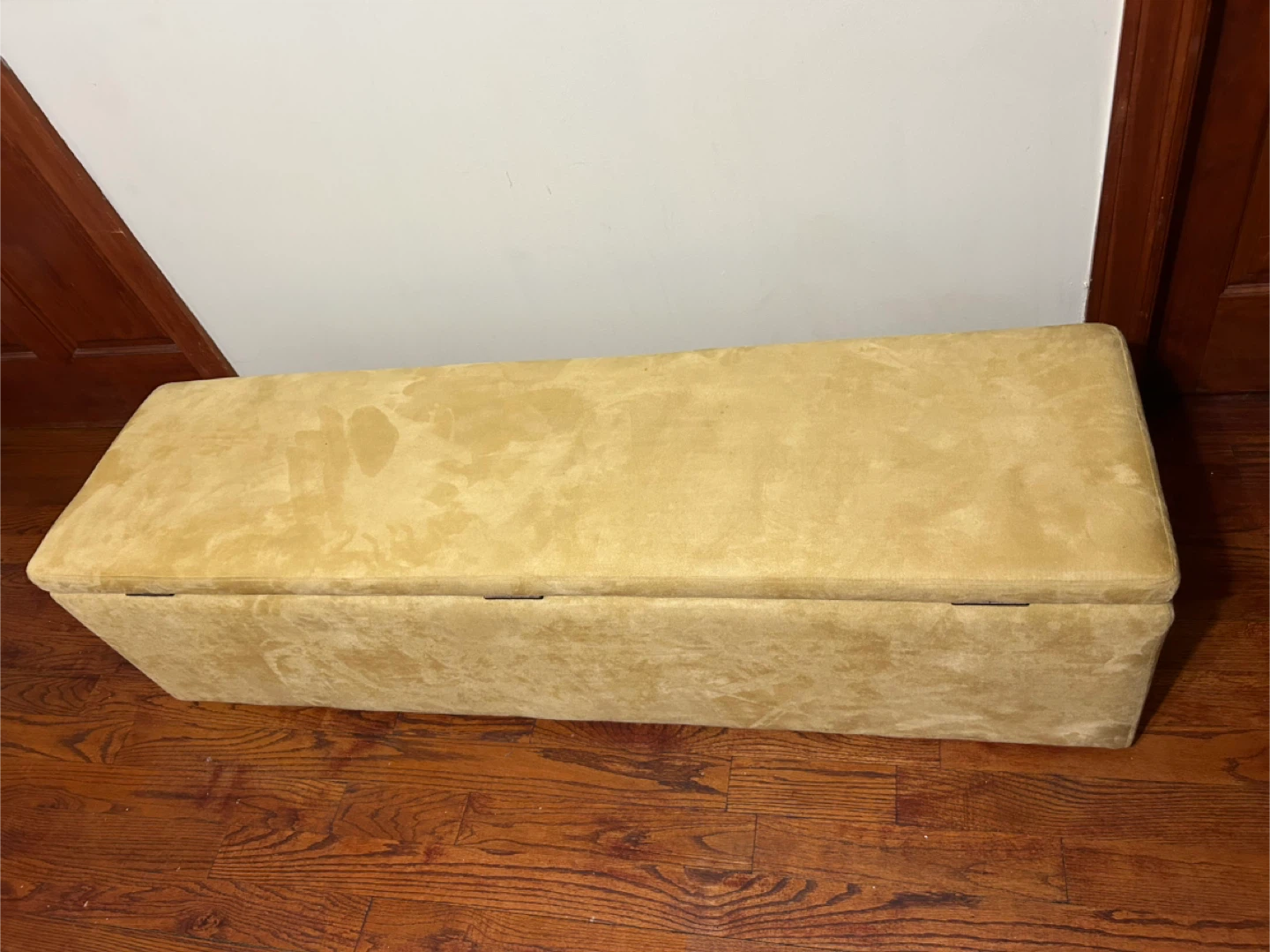 Storage Ottoman Bench - Yellow - photo 3