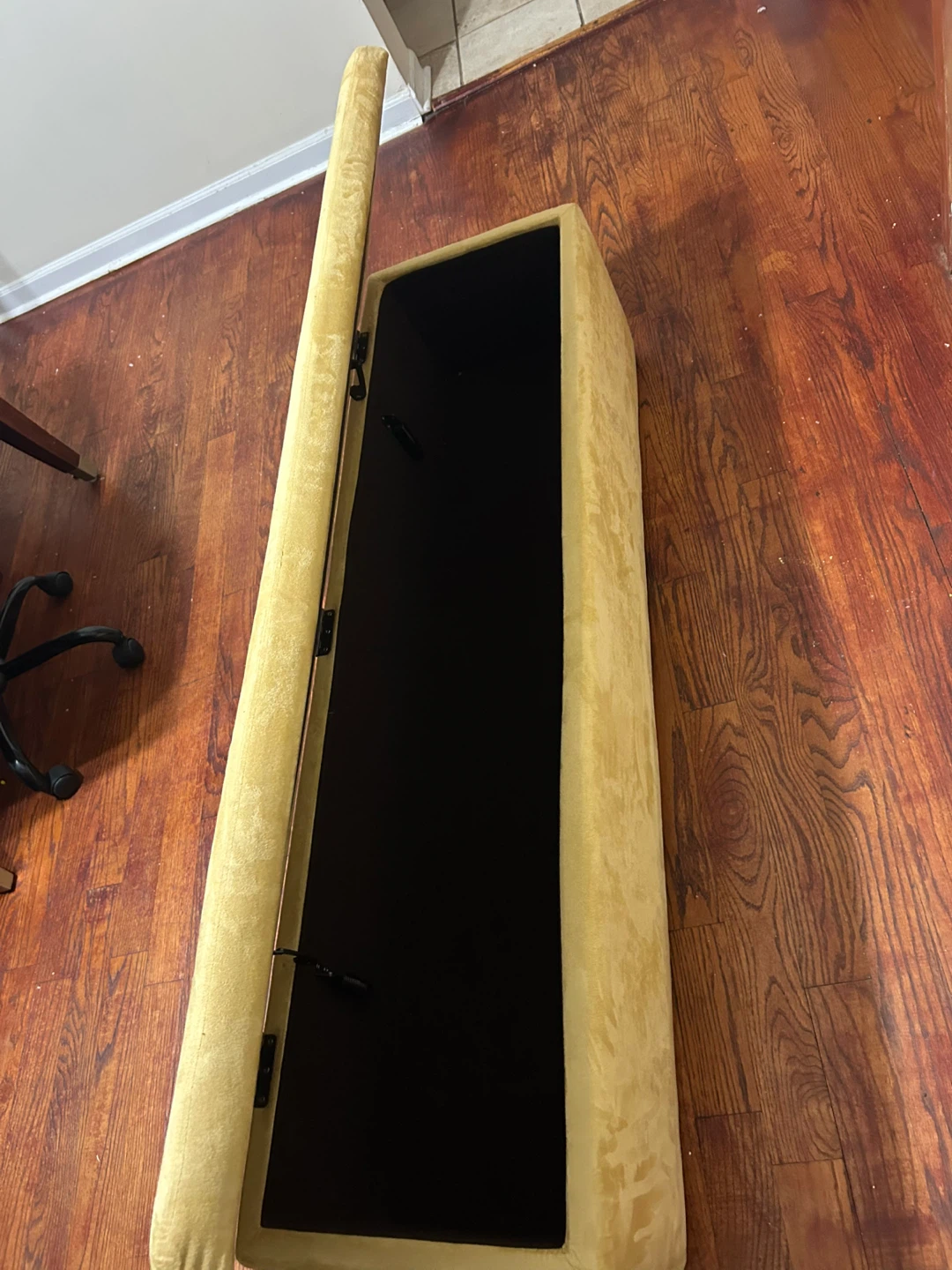Storage Ottoman Bench - Yellow