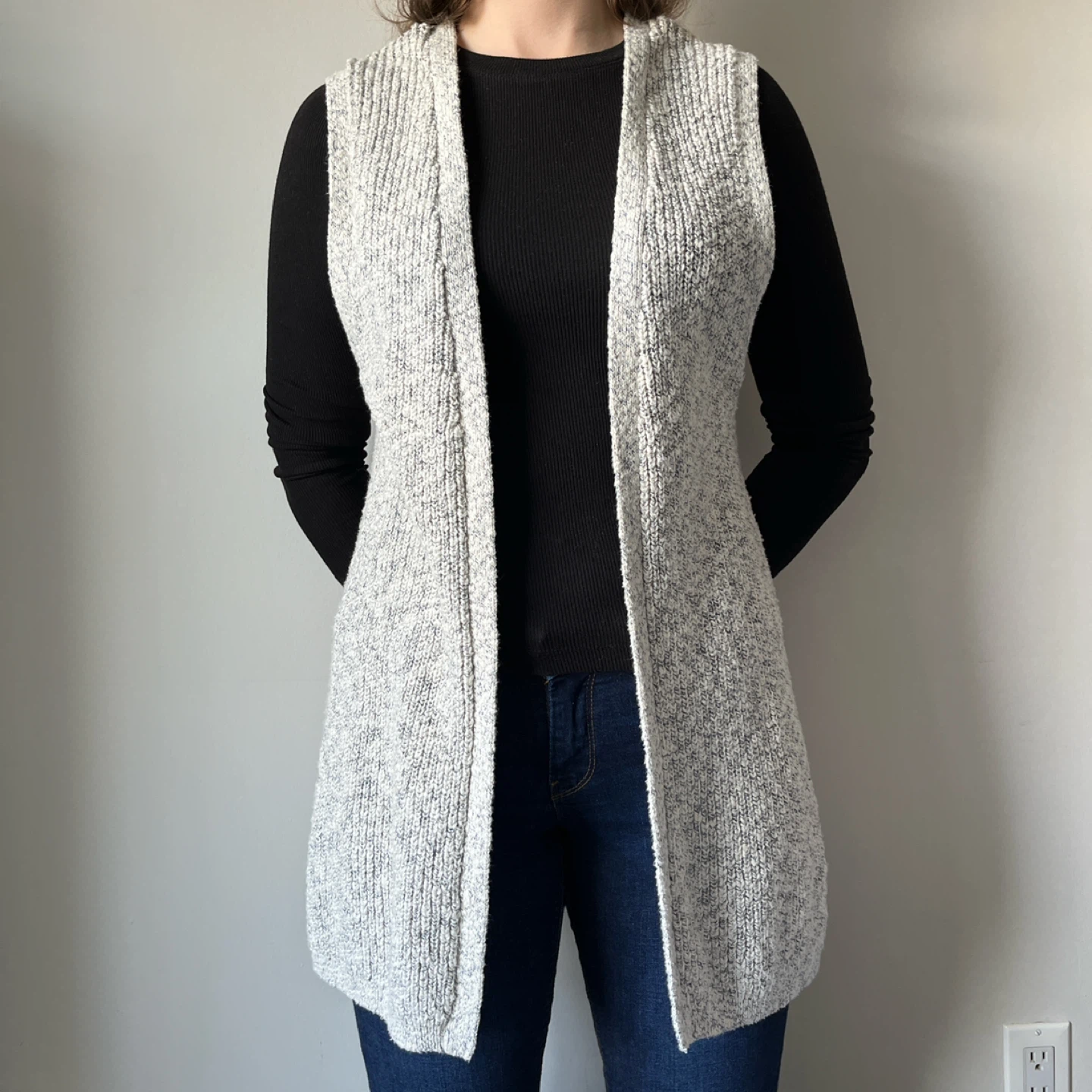 GAP Sleeveless Knit Cardigan Vest - Size M - photo 3
