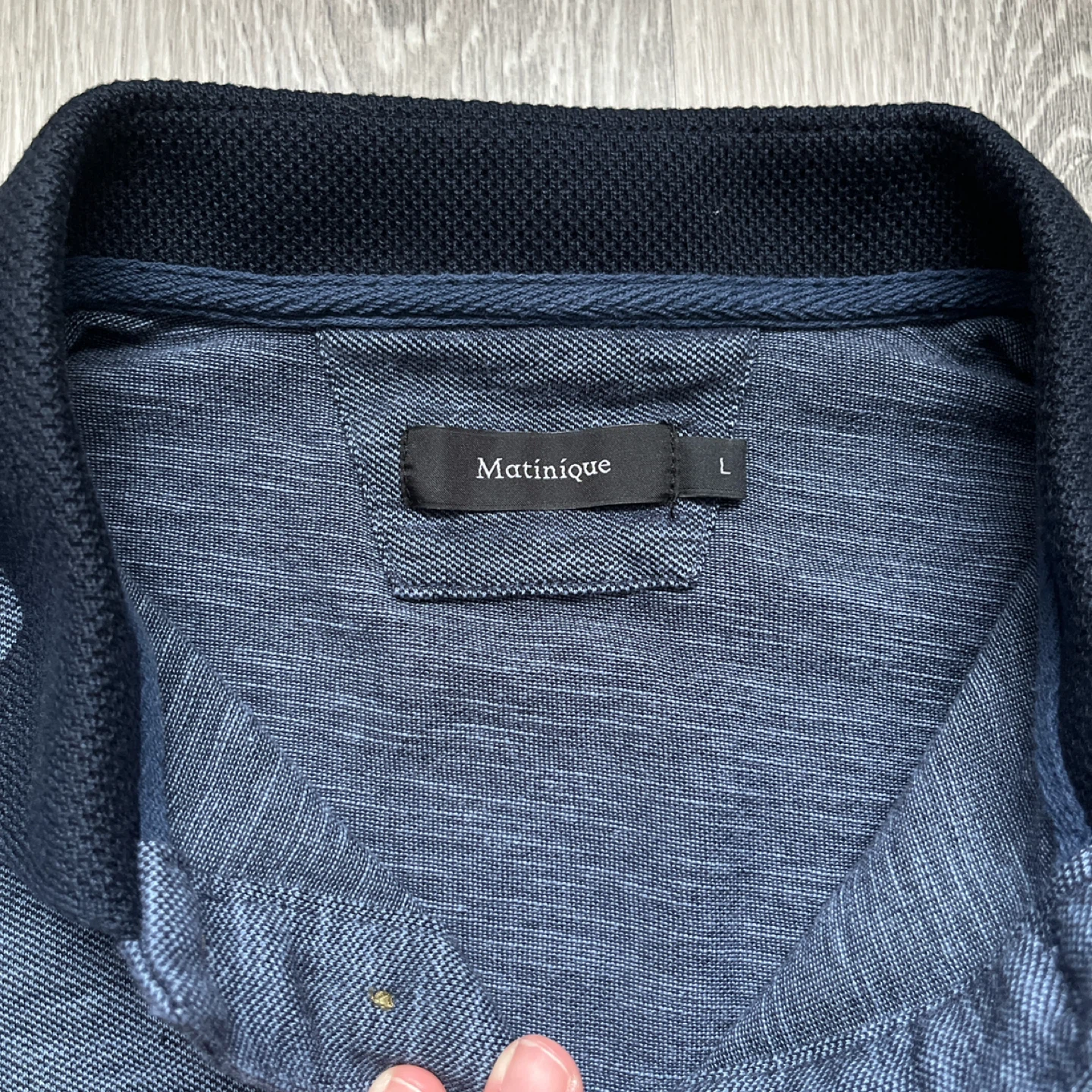 Matinique Men’s Navy Polo Shirt - Size L - photo 3