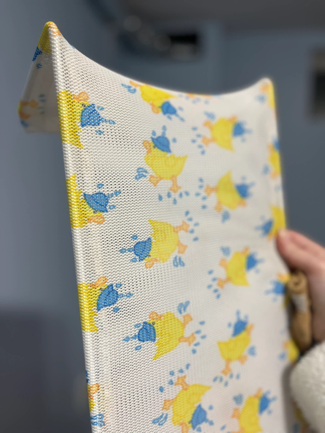Duck Print Baby Bath Support Seat