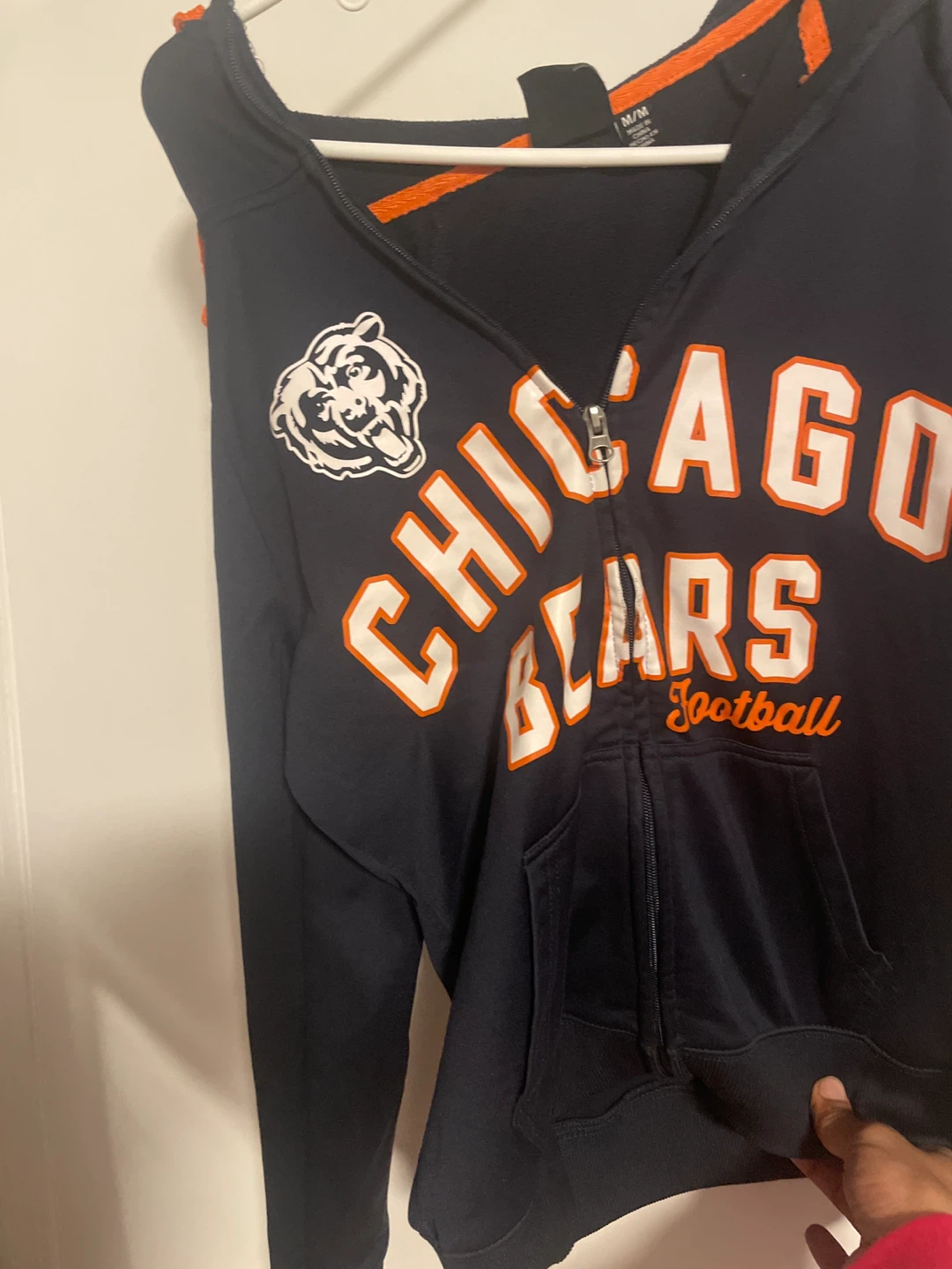 Chicago Bears Full-Zip Hoodie, Size M - photo 2