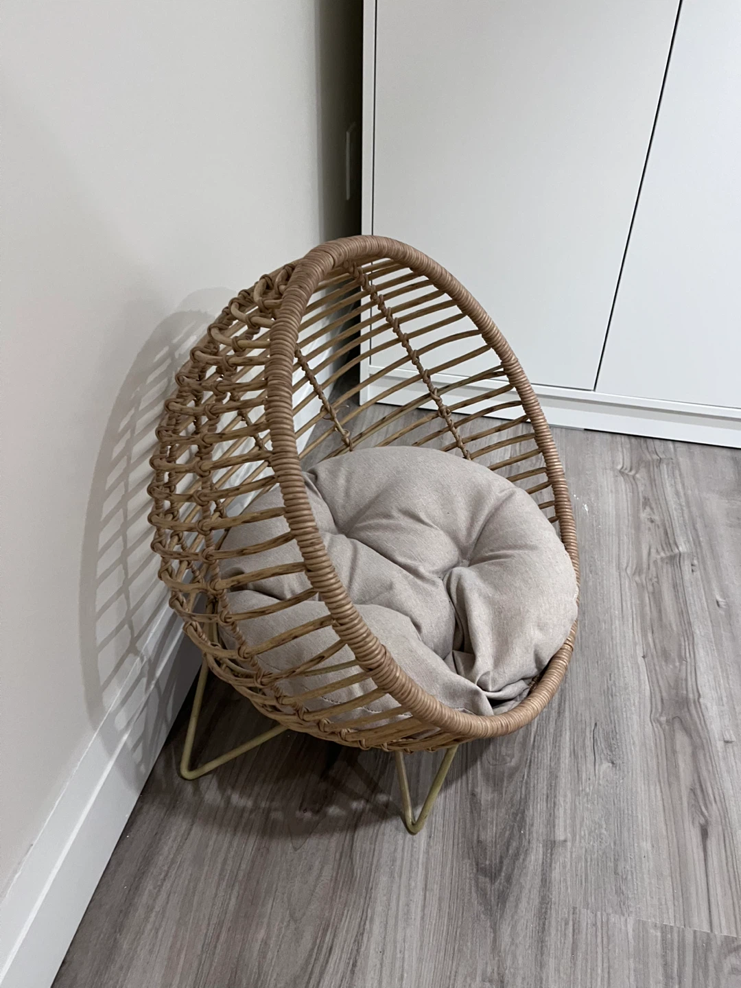 Wicker Pet Chair with Cushion - photo 2