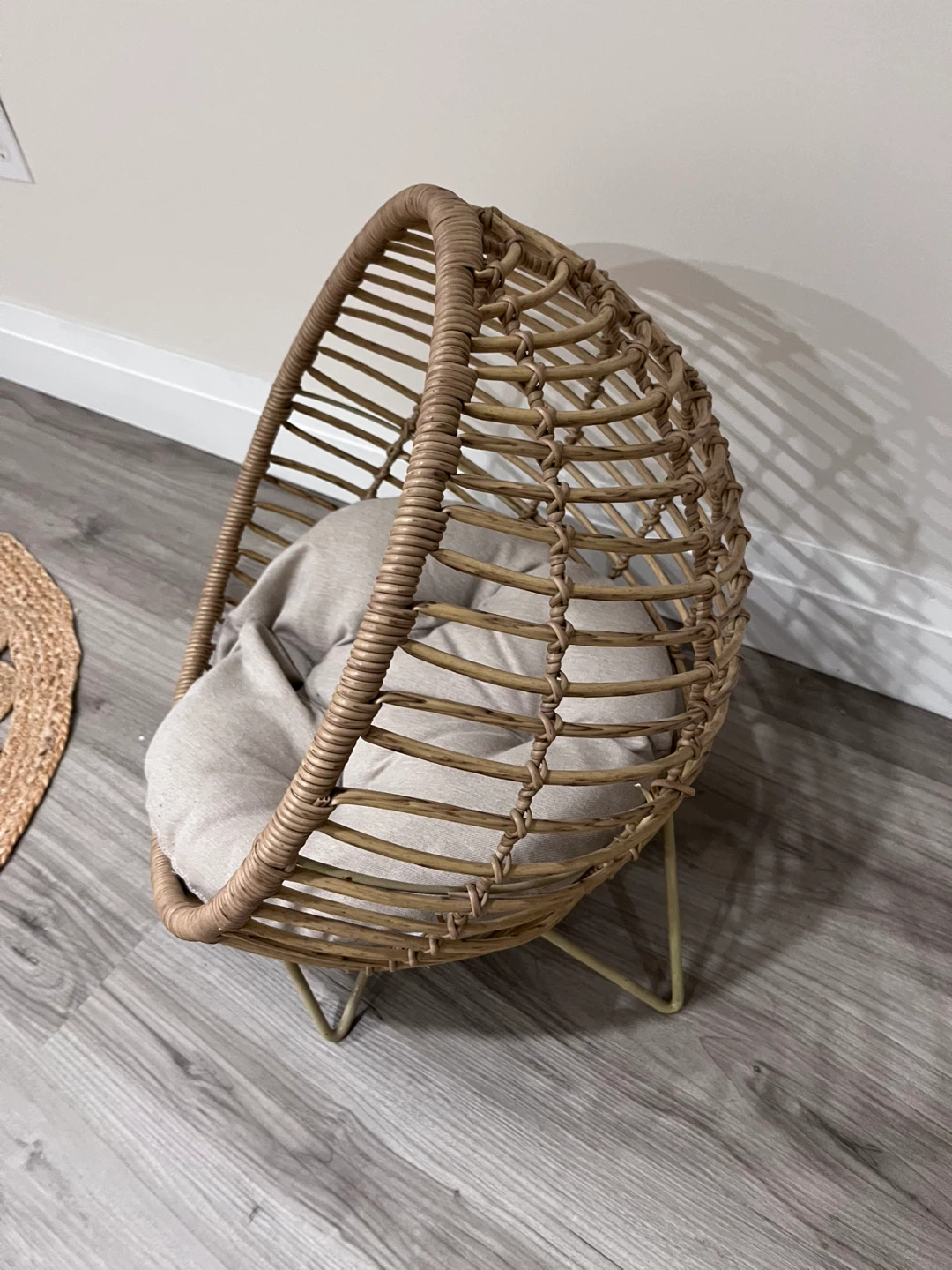 Wicker Pet Chair with Cushion - photo 3
