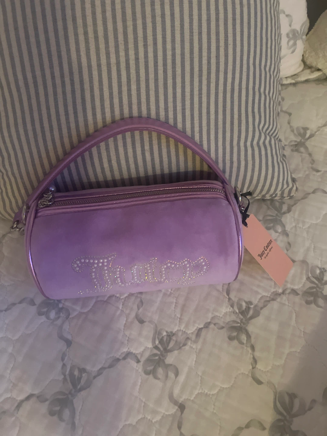 Juicy Couture Y2K Mini Barrel Bag Lavender