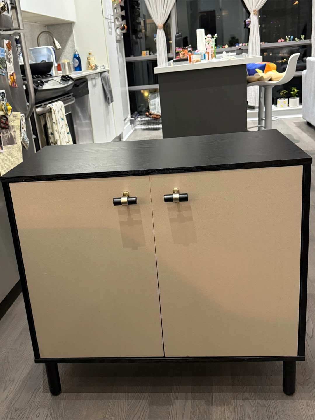 Black & Beige Cabinet