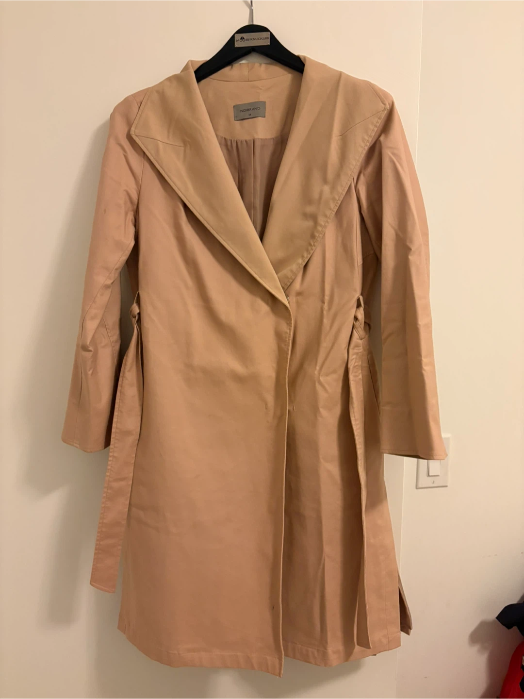 INDIBRAND Beige Trench Coat - Size 66 (size8)