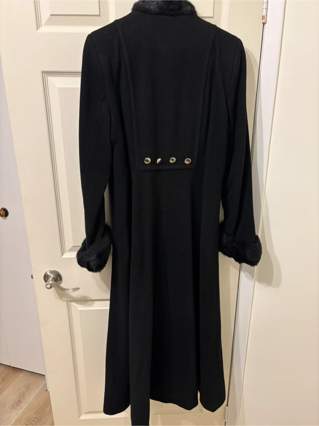 Vernissage Black Wool Blend Coat - photo 4