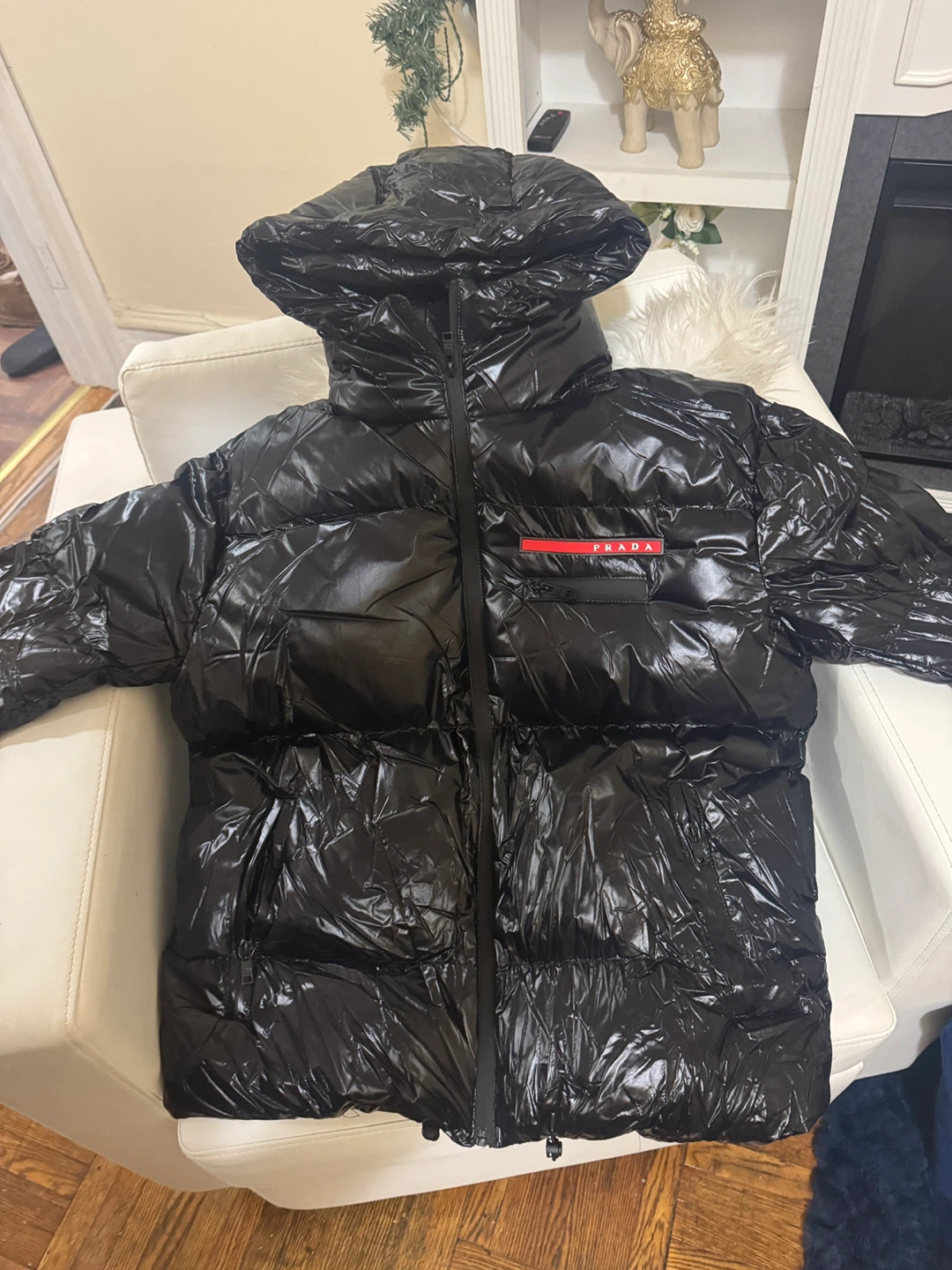 Prada Black Puffer Jacket