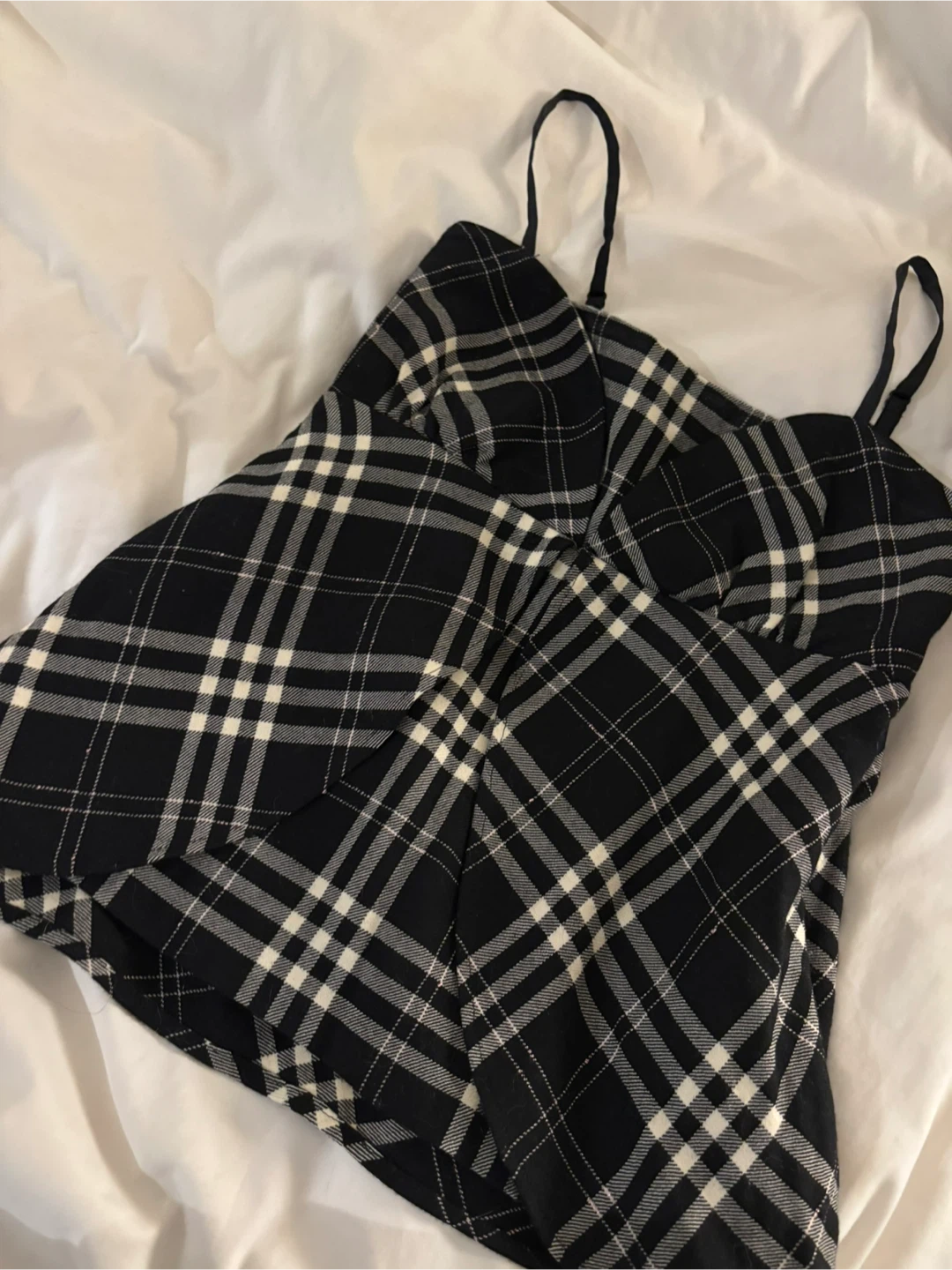 WILLSELECTION Plaid Cami Top