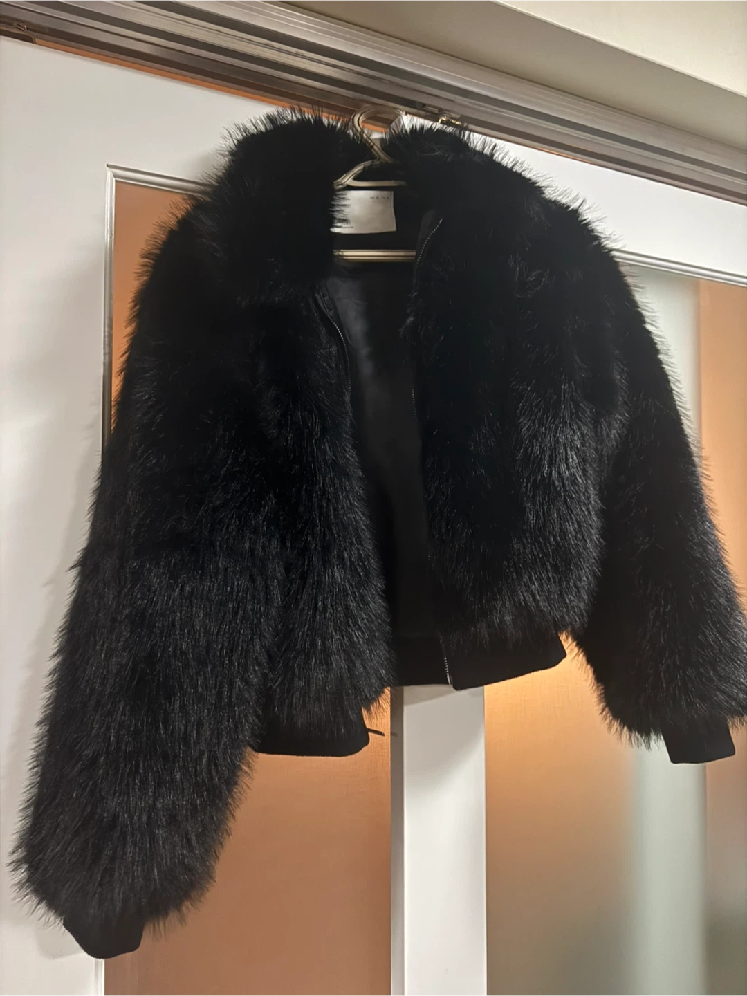 Oak + Fort Faux Fur Bomber Jacket - XS - photo 2