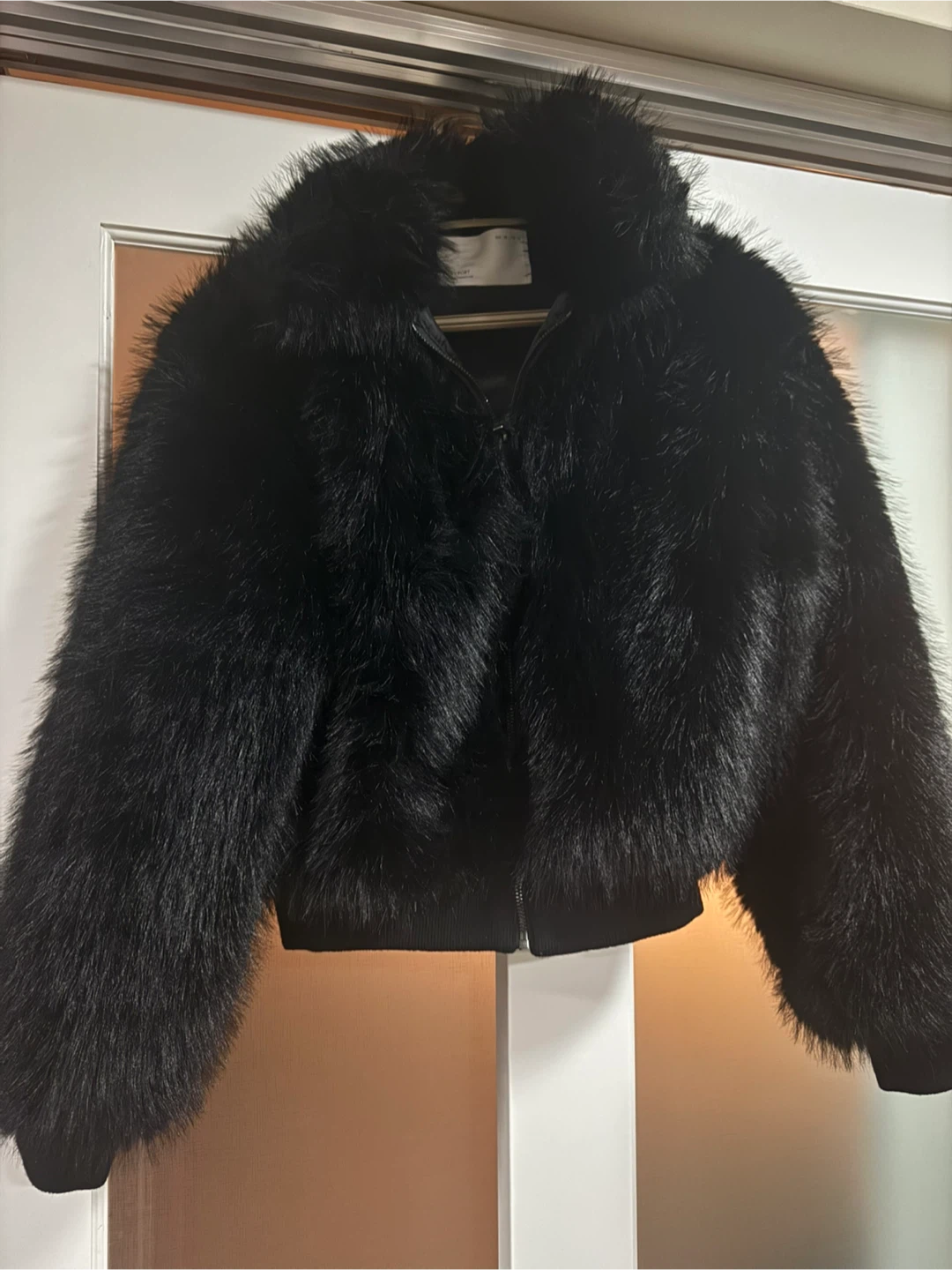 Oak + Fort Faux Fur Bomber Jacket - XS - photo 5