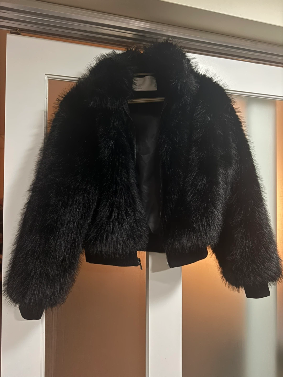 Oak + Fort Faux Fur Bomber Jacket - XS - photo 4