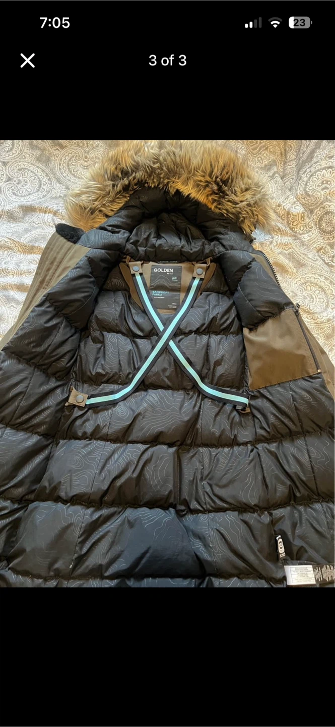Aritzia Bancroft Parka - Dark Olive - photo 3