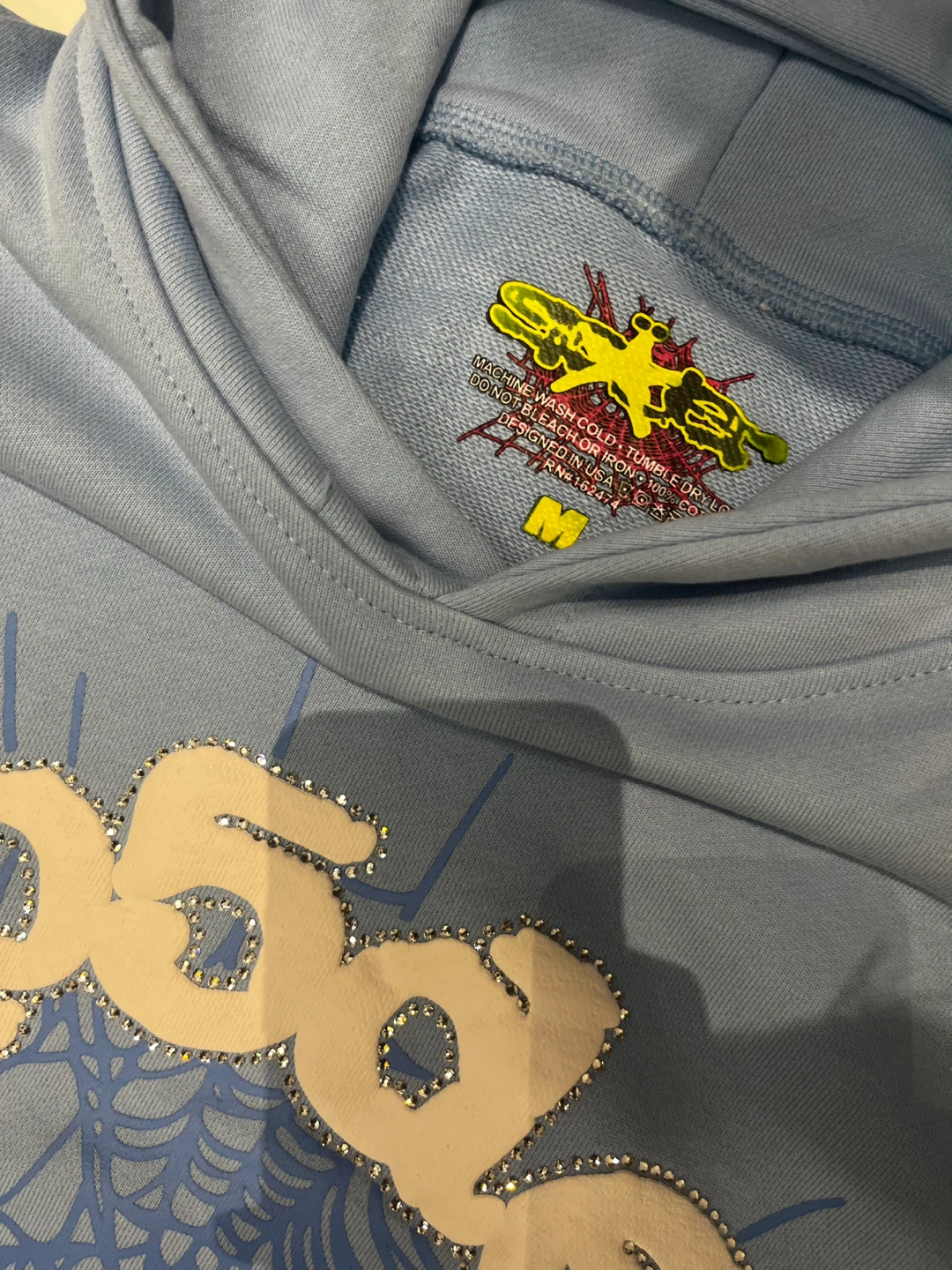 Spider Worldwide Hoodie - Blue, Size M