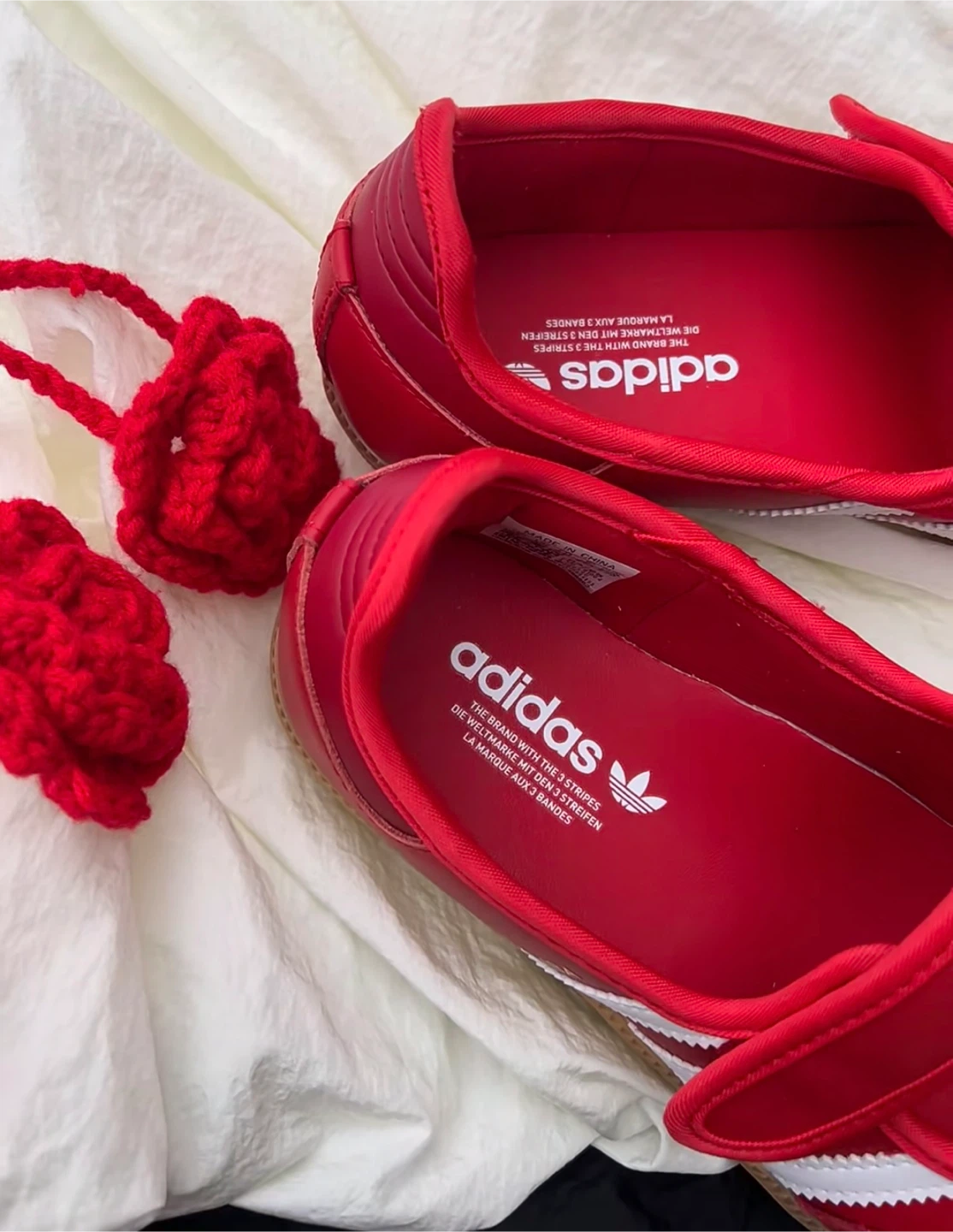 Adidas Samba Mary Jane Red Shoes Size 6 - photo 2