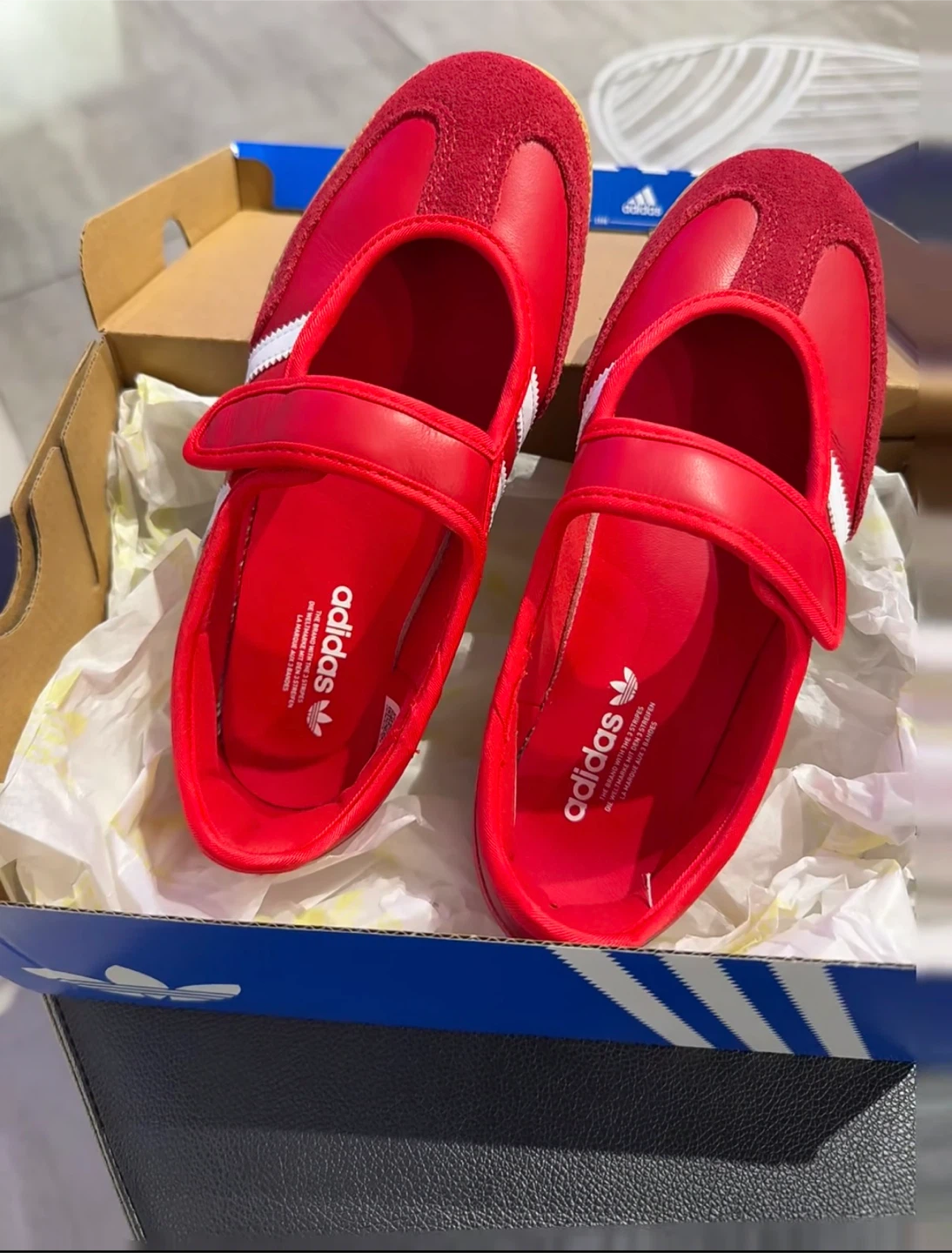 Adidas Samba Mary Jane Red Shoes Size 6 - photo 4