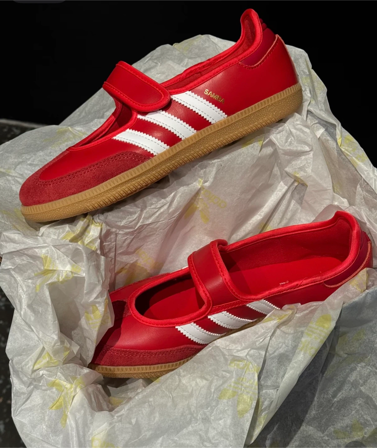Adidas Samba Mary Jane Red Shoes Size 6 - photo 3