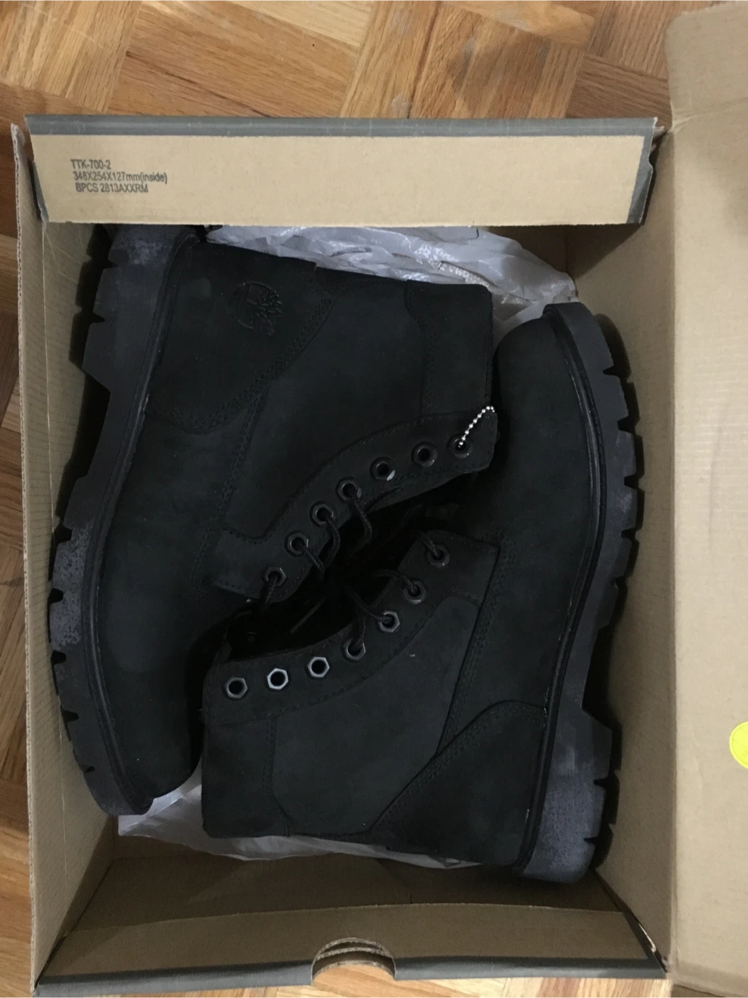 Timberland Waterproof Black Boots - Size 7 - photo 2