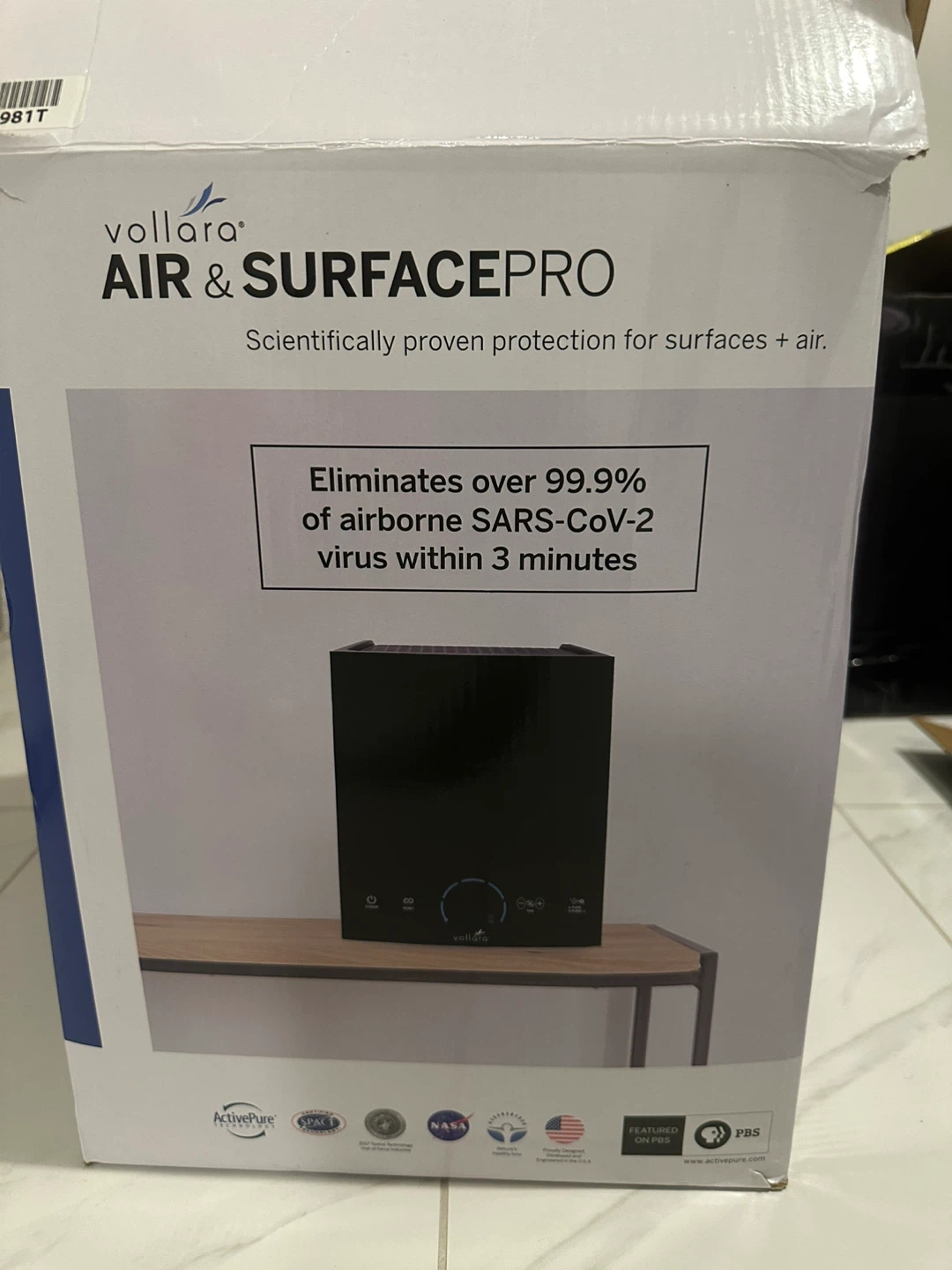 Vollara Air & Surface Pro Air Purifier - photo 3