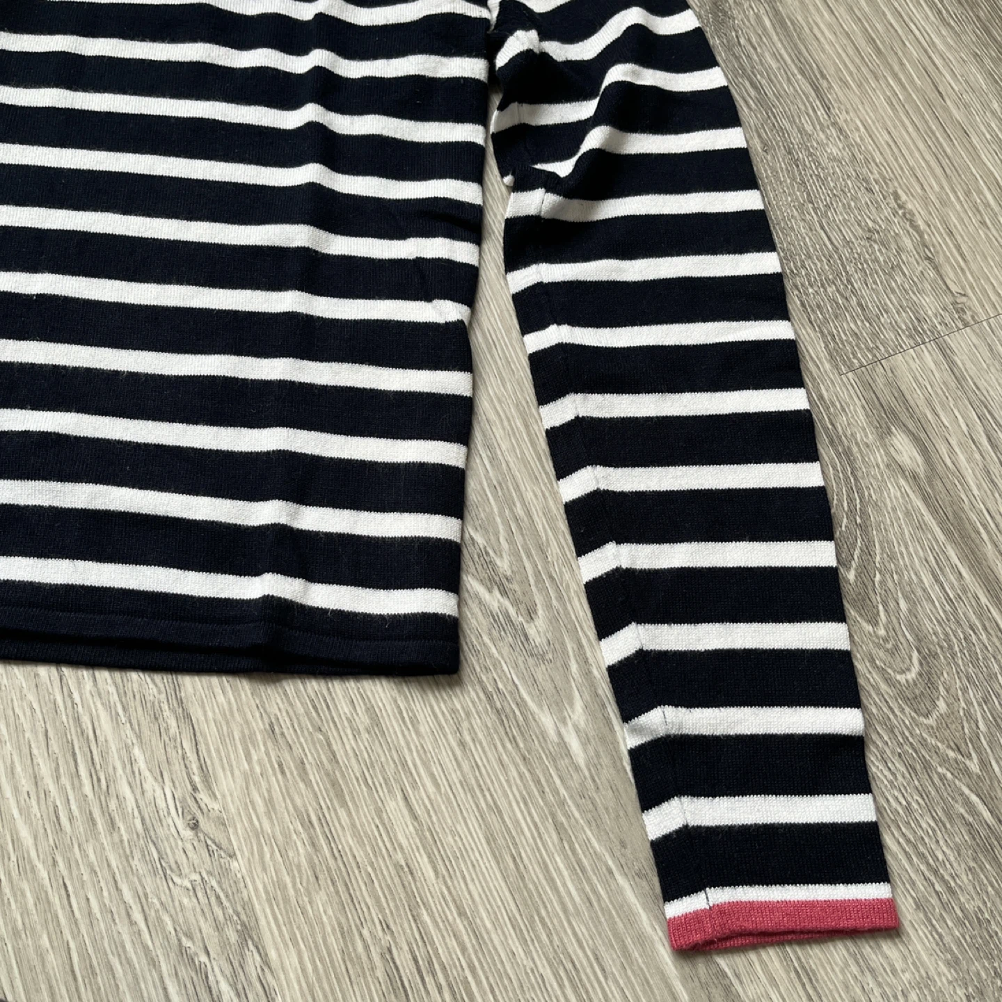 Springfield Striped Mock Neck Sweater - Size 0 - photo 4