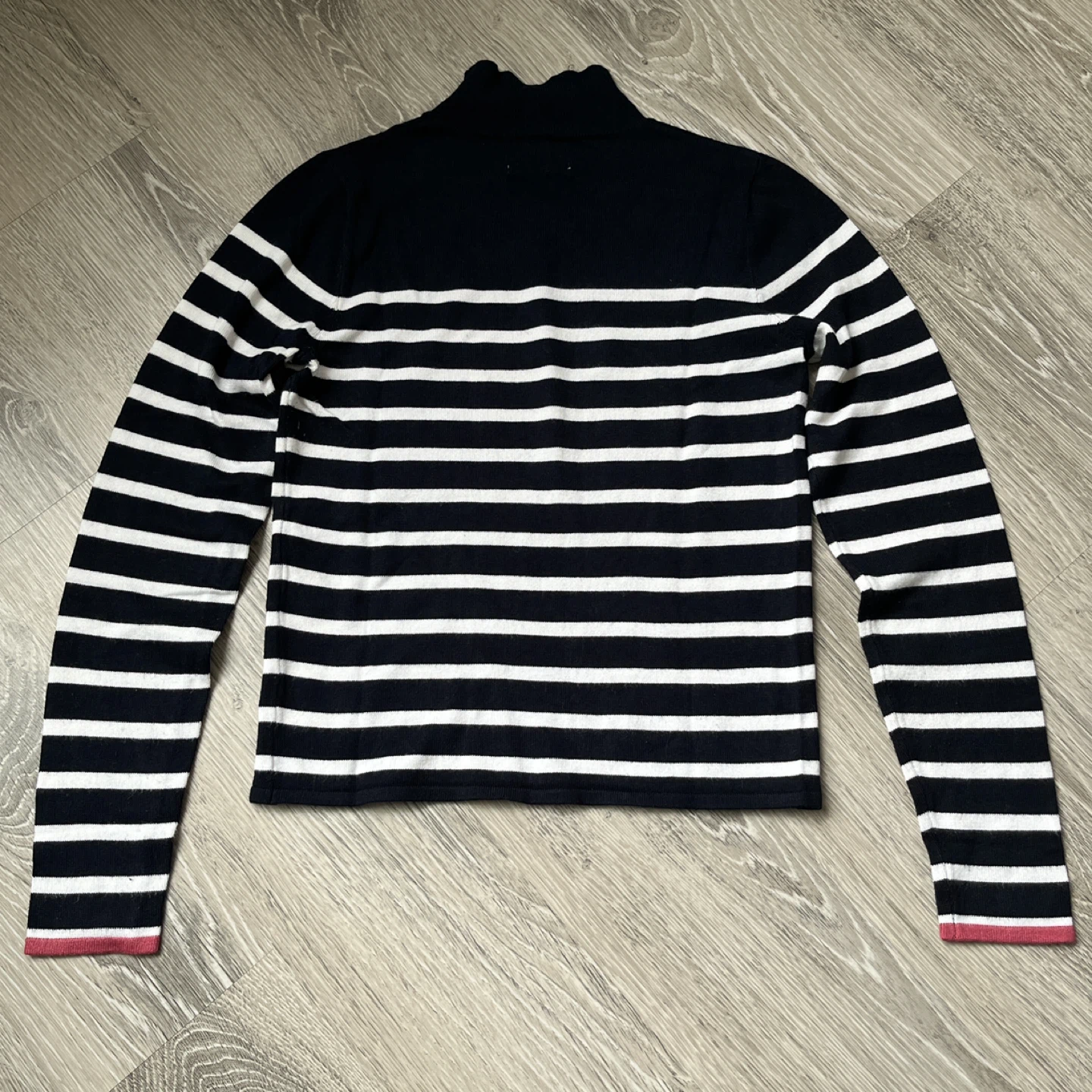 Springfield Striped Mock Neck Sweater - Size 0 - photo 3