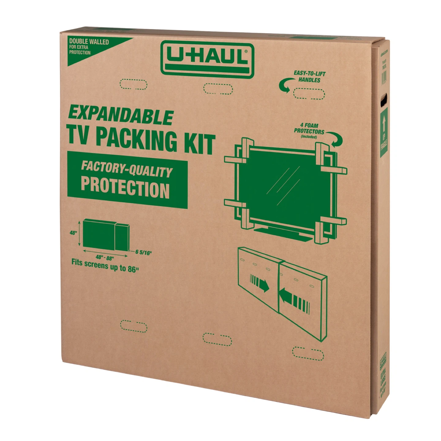 U-Haul Expandable TV Packing Kit - Fits up to 86"