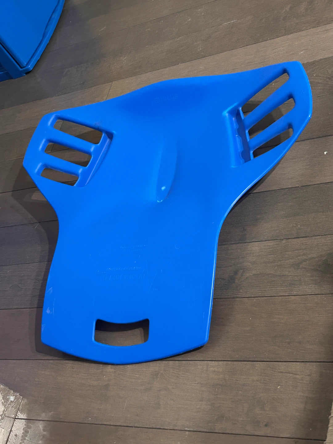 Blue Plastic Snow Sled