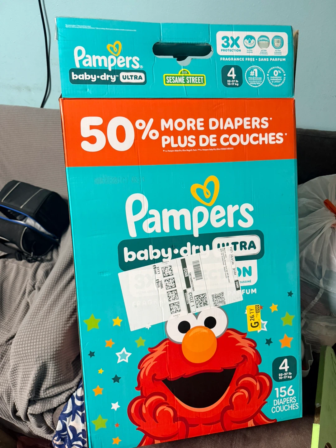 Pampers Baby-Dry Ultra Size 4 (156 count) - photo 3