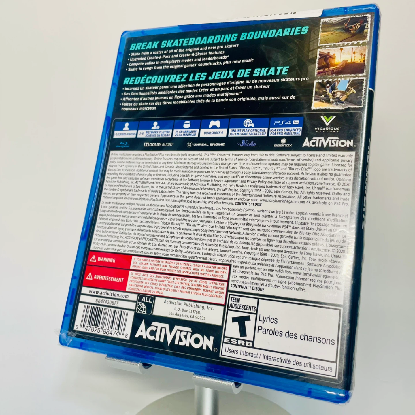 Tony Hawk's Pro Skater 1+2 PS4 Game - photo 2