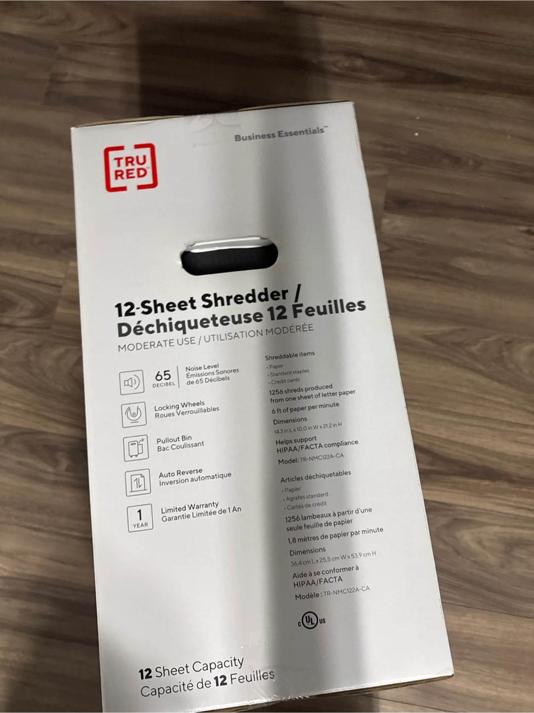 Tru Red 12-Sheet Shredder - Moderate Use - photo 3