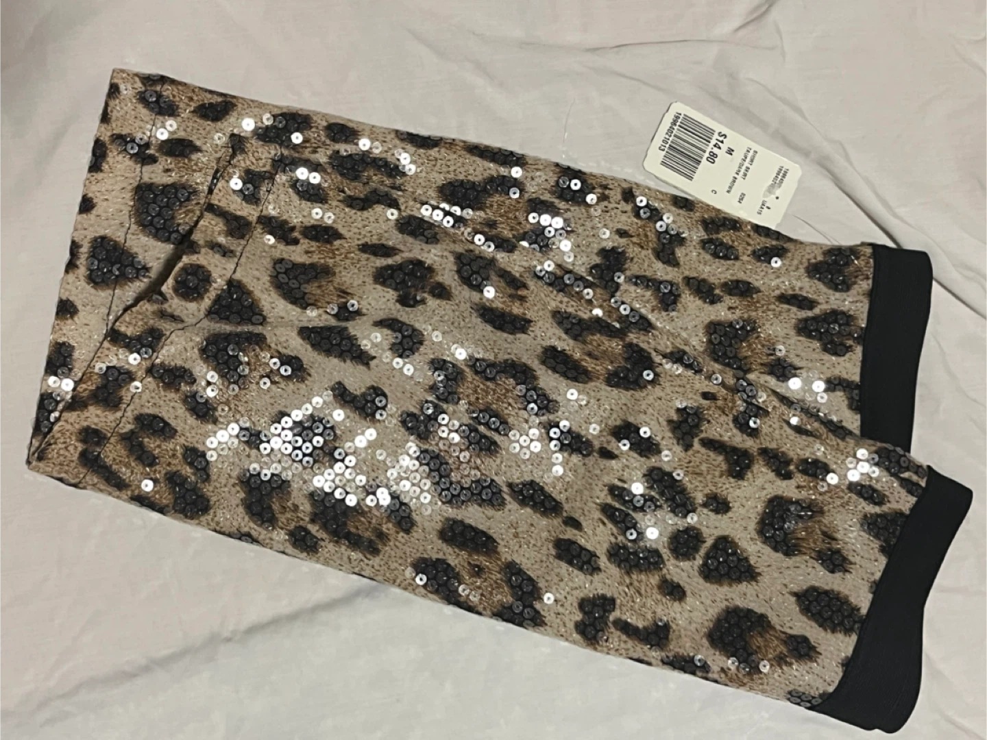 🧡Forever 21 Leopard Sequin Mini Skirt - Size M 🧡 - photo 2