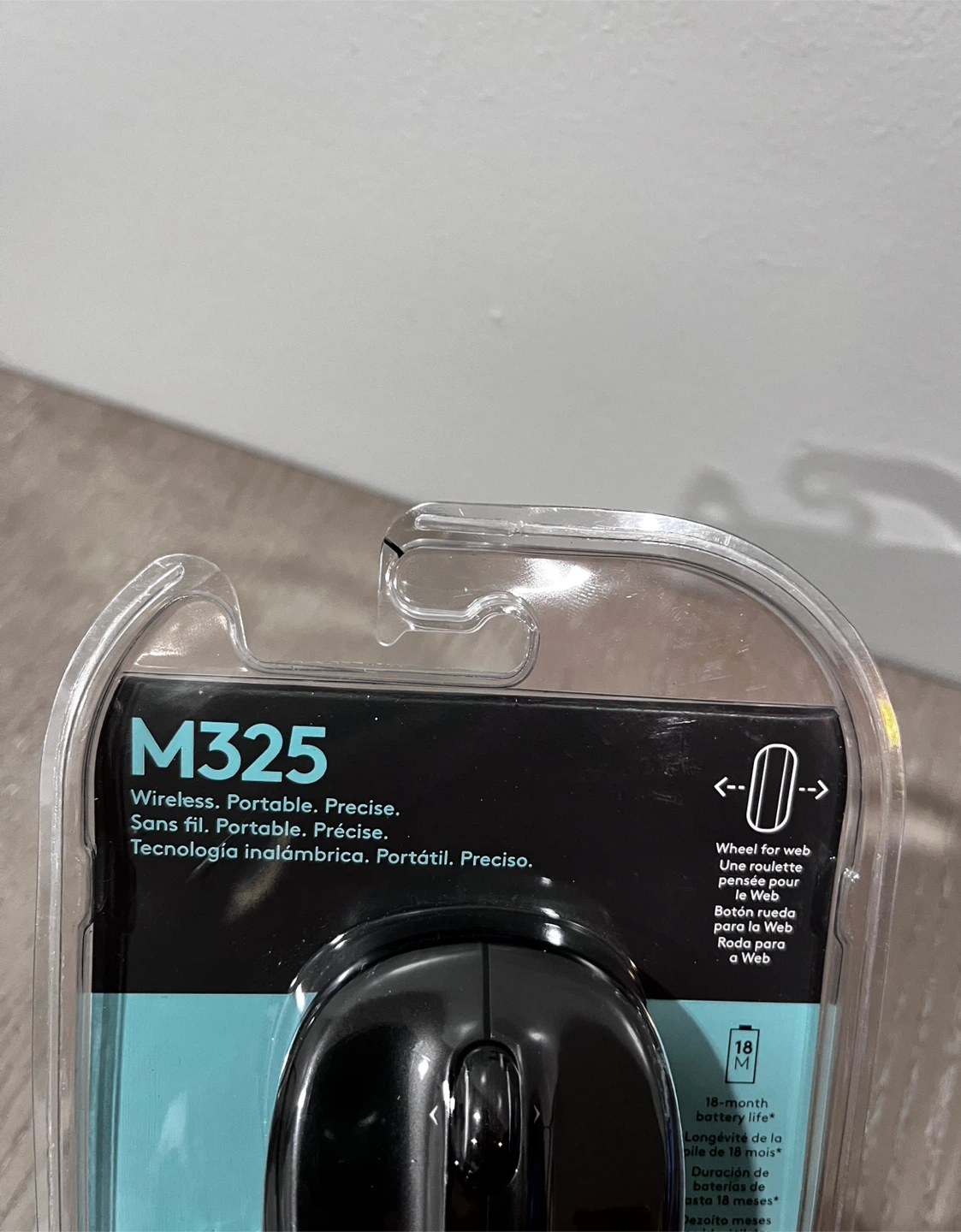 New Logitech M325 Wireless Mouse - Black - photo 5