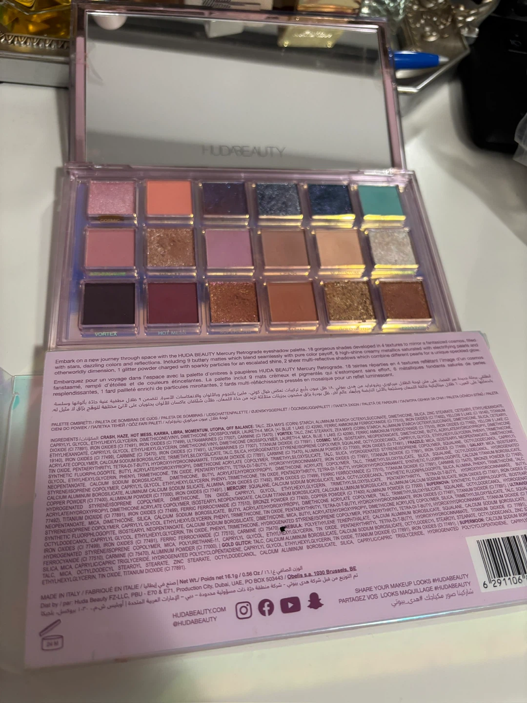 Huda Beauty Eye shadow palette (mercury retrograde) - photo 2