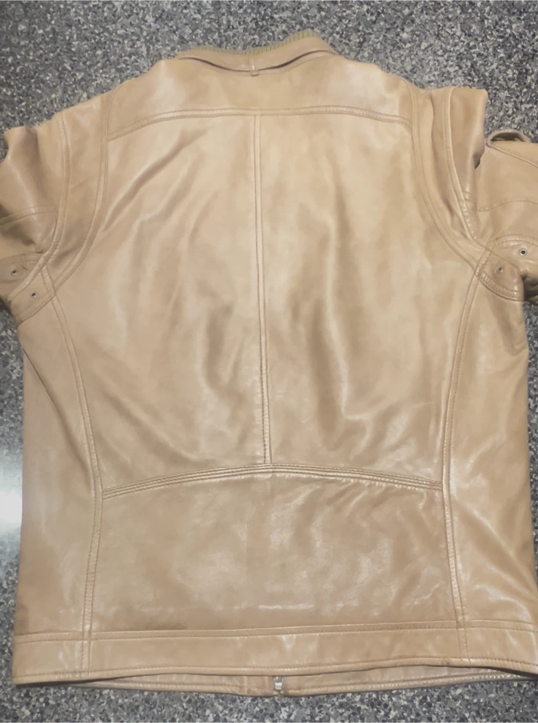 Diesel tan leather jacket - photo 2