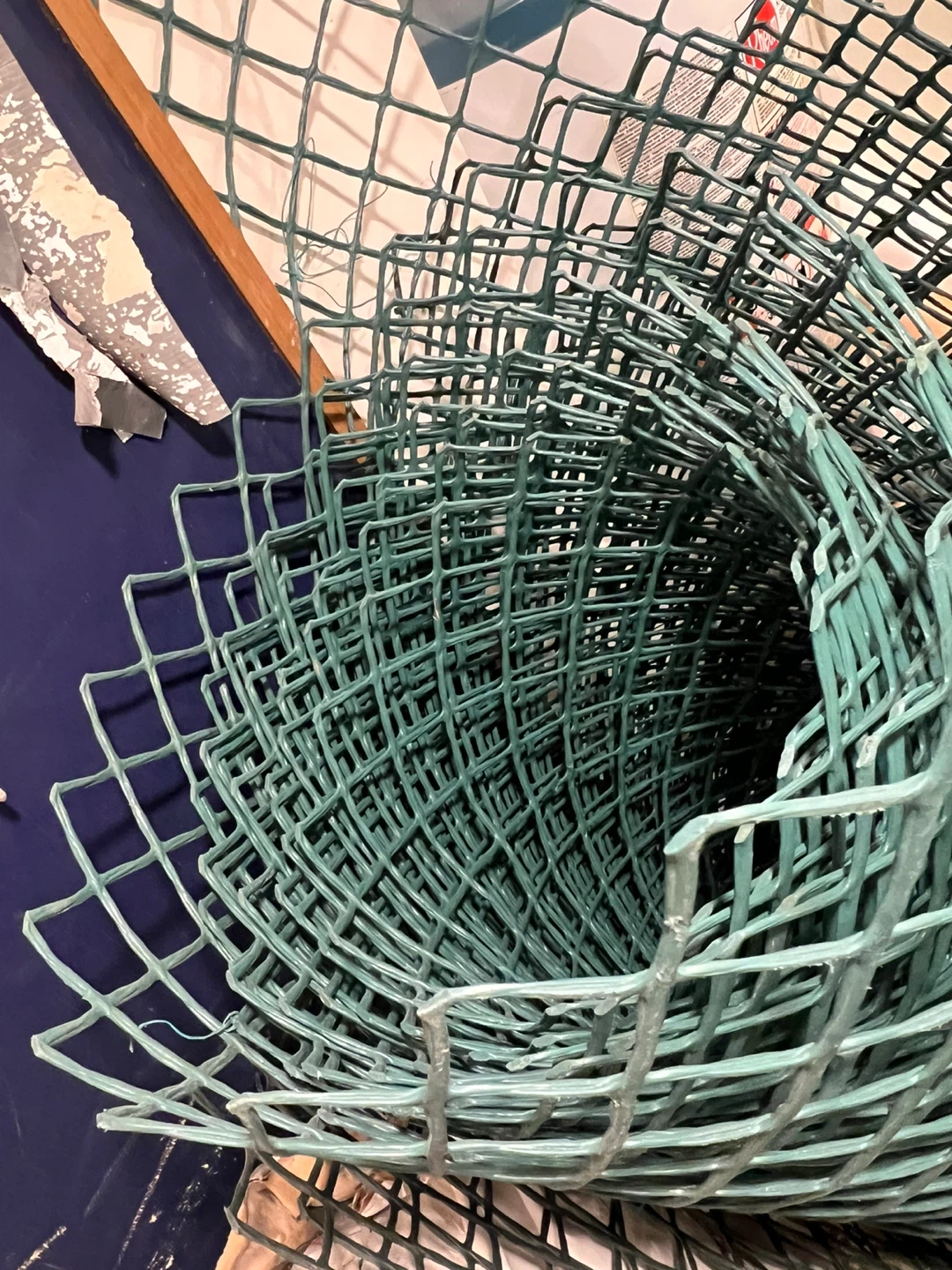 Green Chain Link Fence Roll