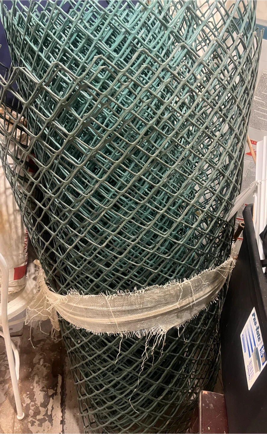 Green Chain Link Fence Roll - photo 3