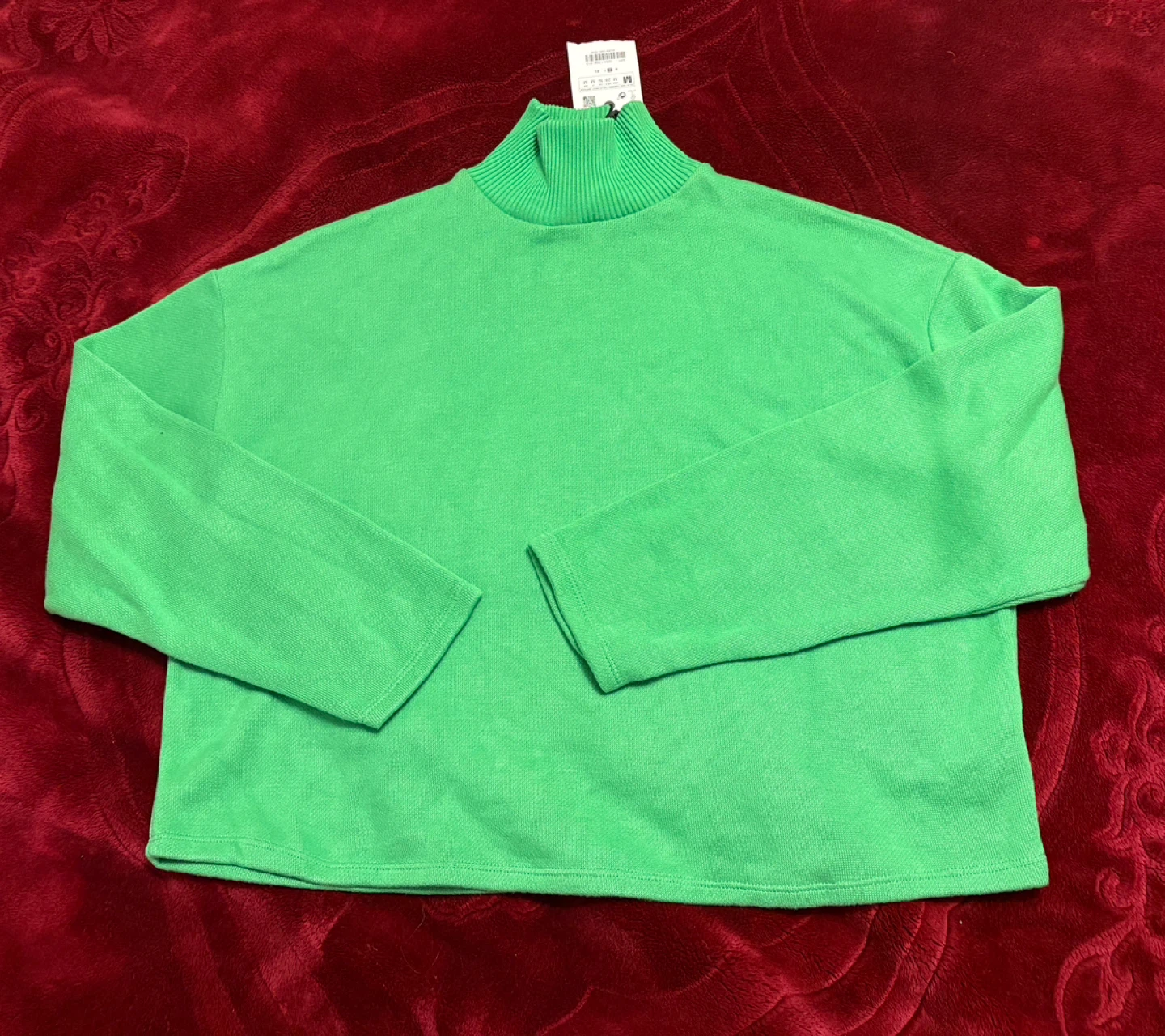 "🧡" Zara Green Turtleneck - Size M